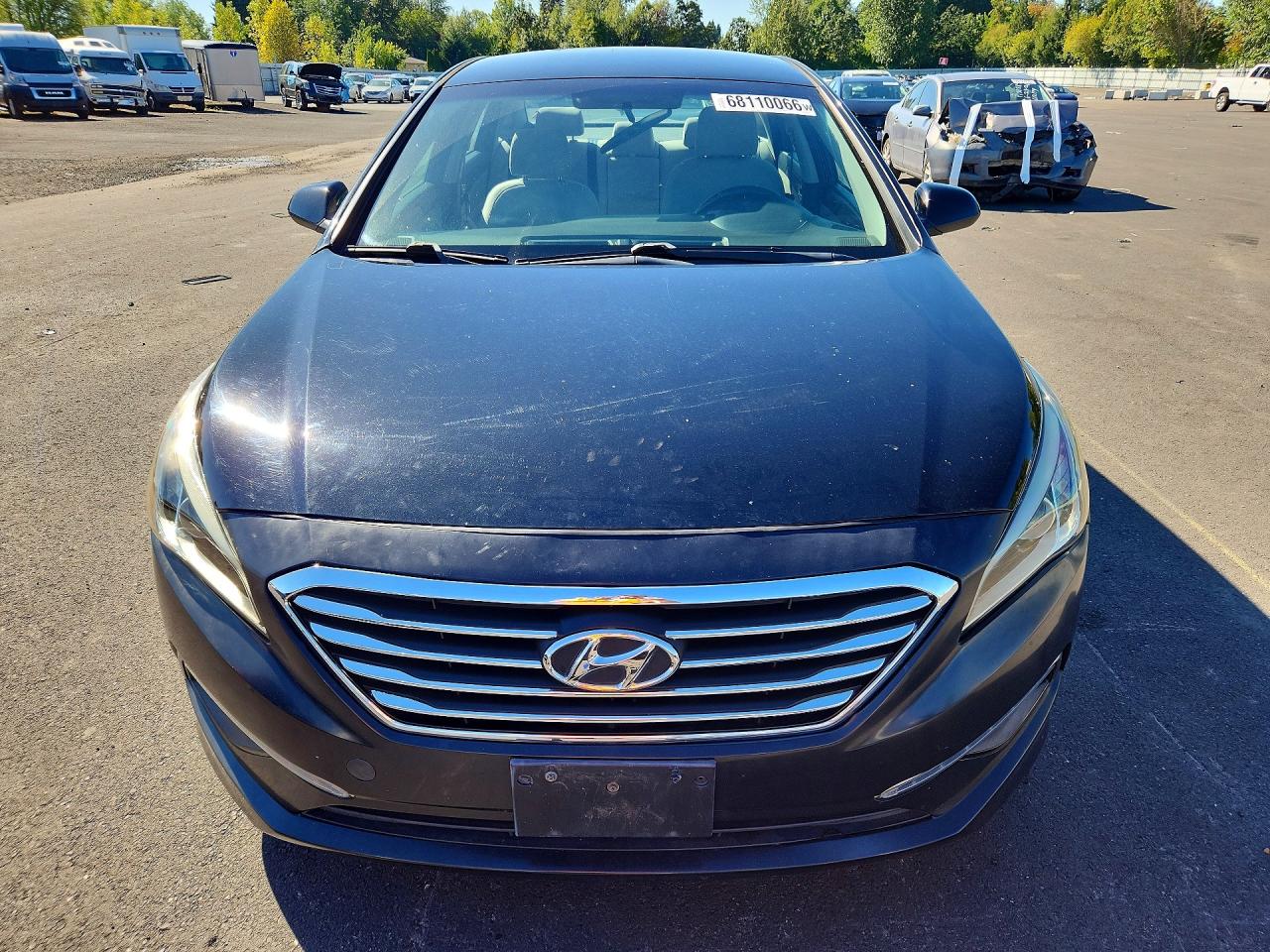 2015 Hyundai Sonata Se Black vin: 5NPE24AF3FH065205