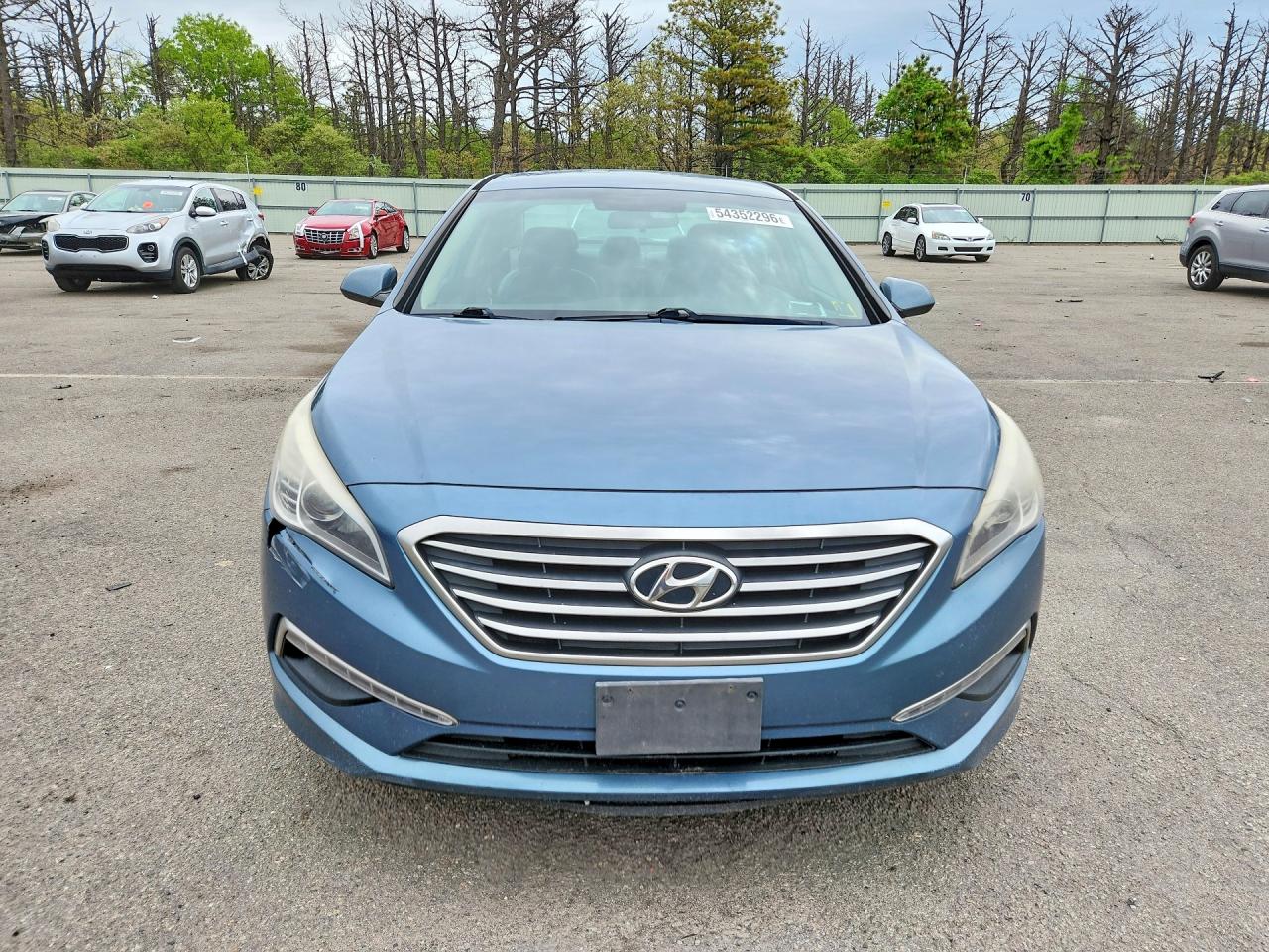 2015 Hyundai Sonata Se Синий vin: 5NPE24AF3FH071408