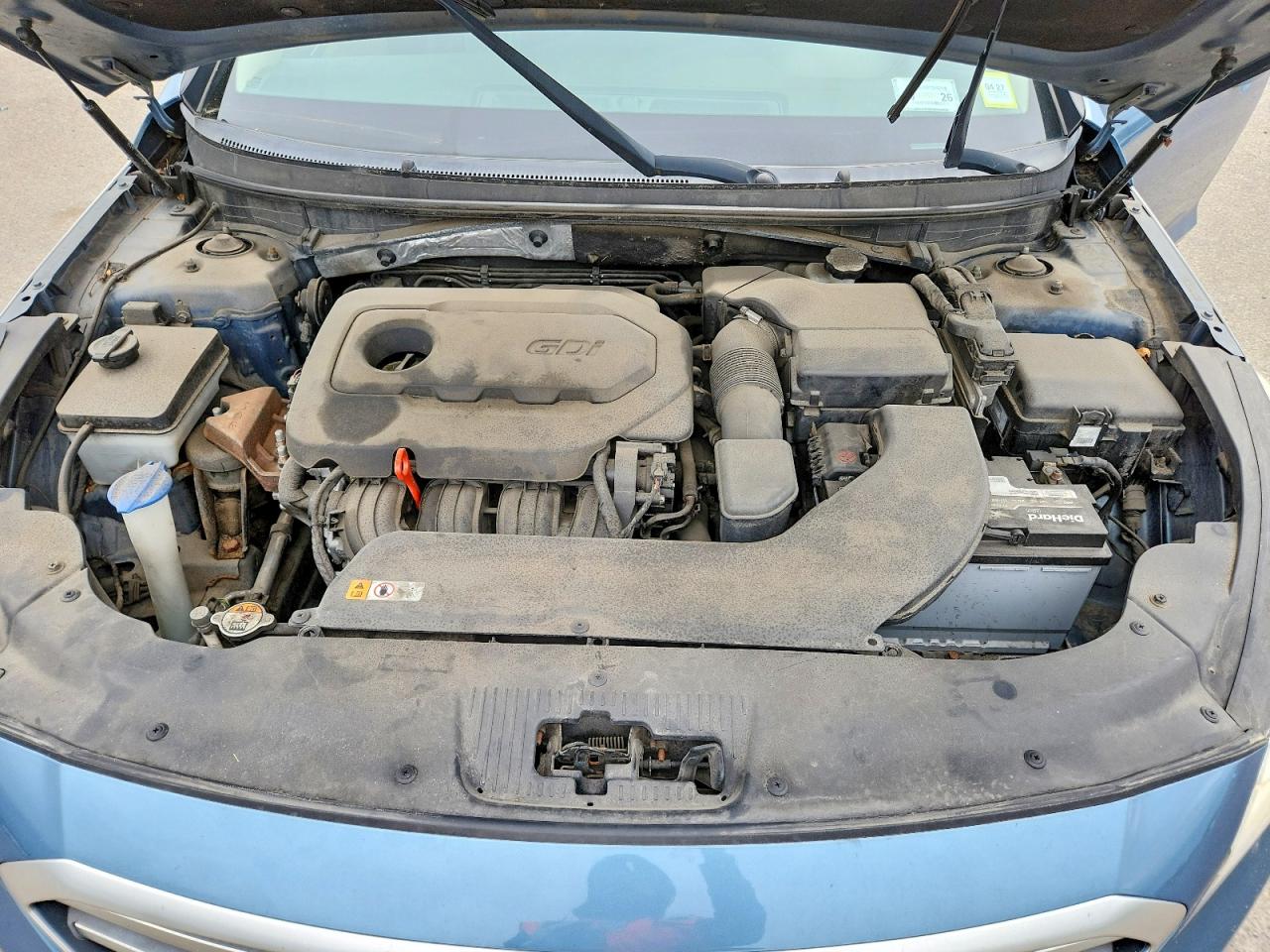 2015 Hyundai Sonata Se Синий vin: 5NPE24AF3FH071408