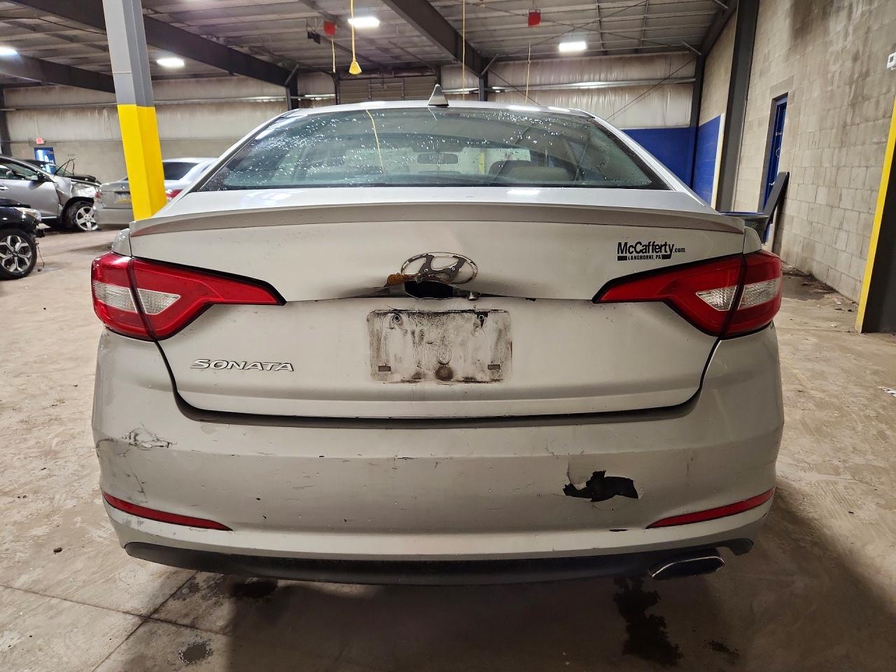 2015 Hyundai Sonata Se Silver vin: 5NPE24AF3FH083610