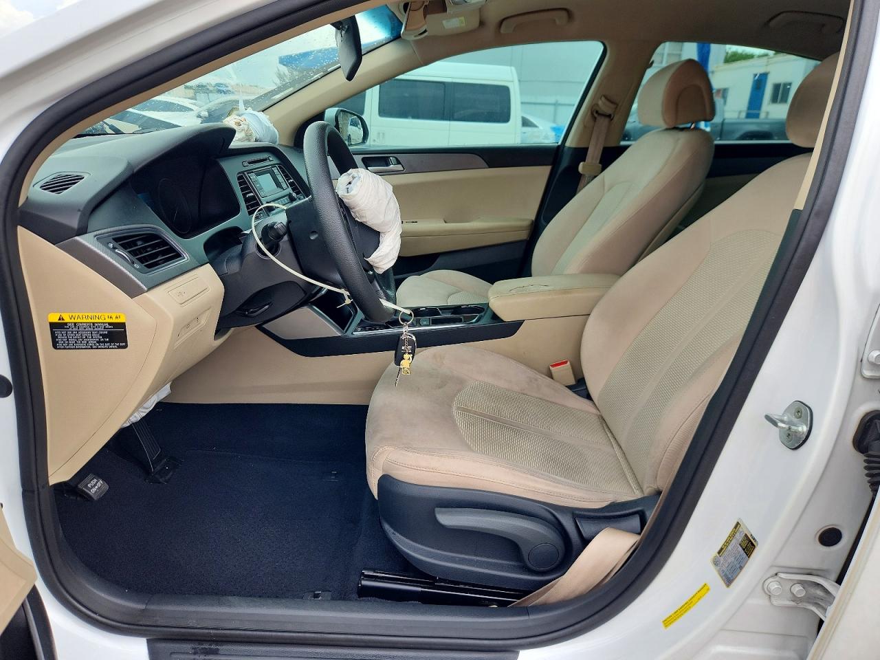 2015 Hyundai Sonata Se White vin: 5NPE24AF3FH086751