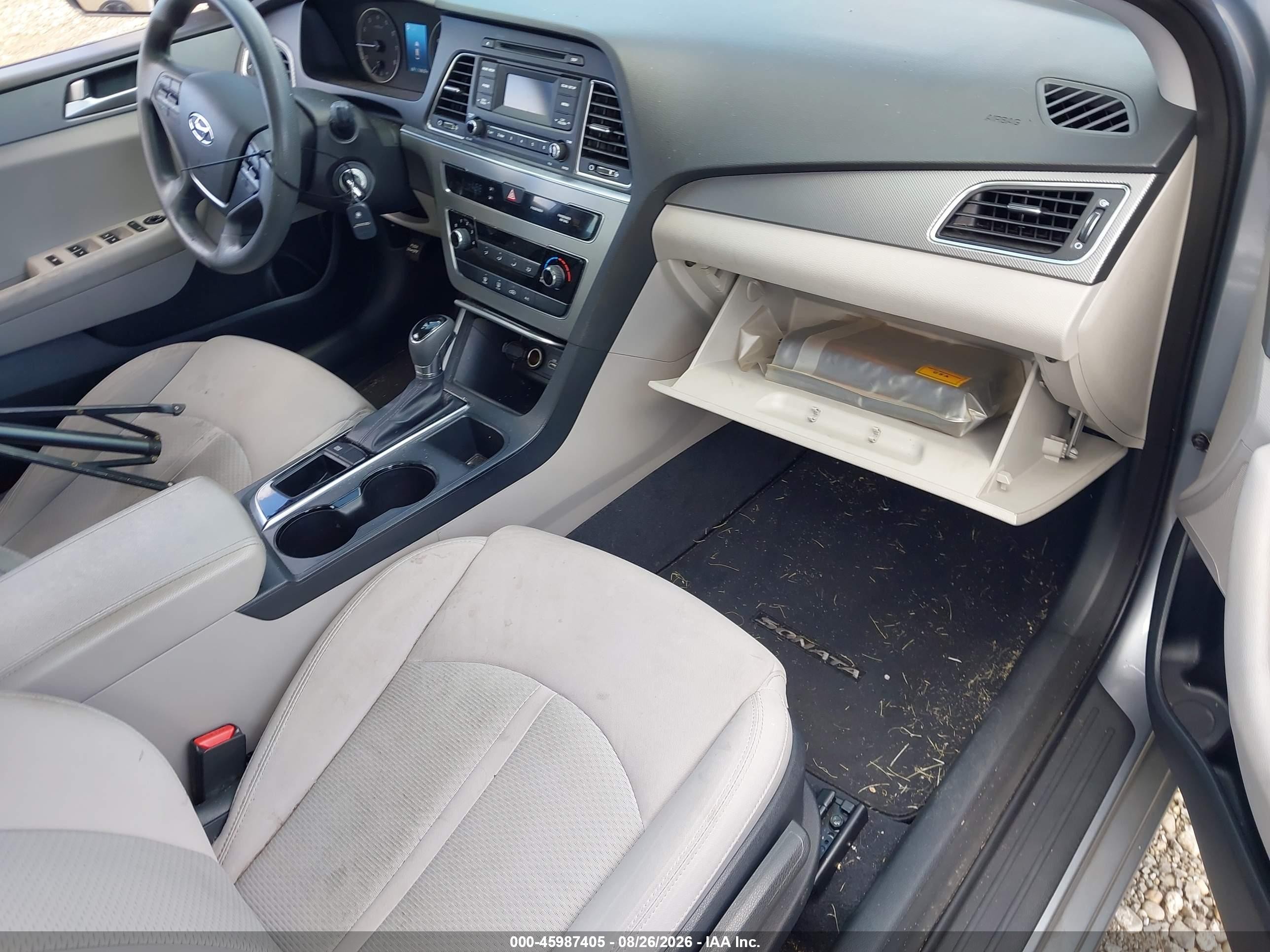 2015 Hyundai Sonata Se Silver vin: 5NPE24AF3FH096616