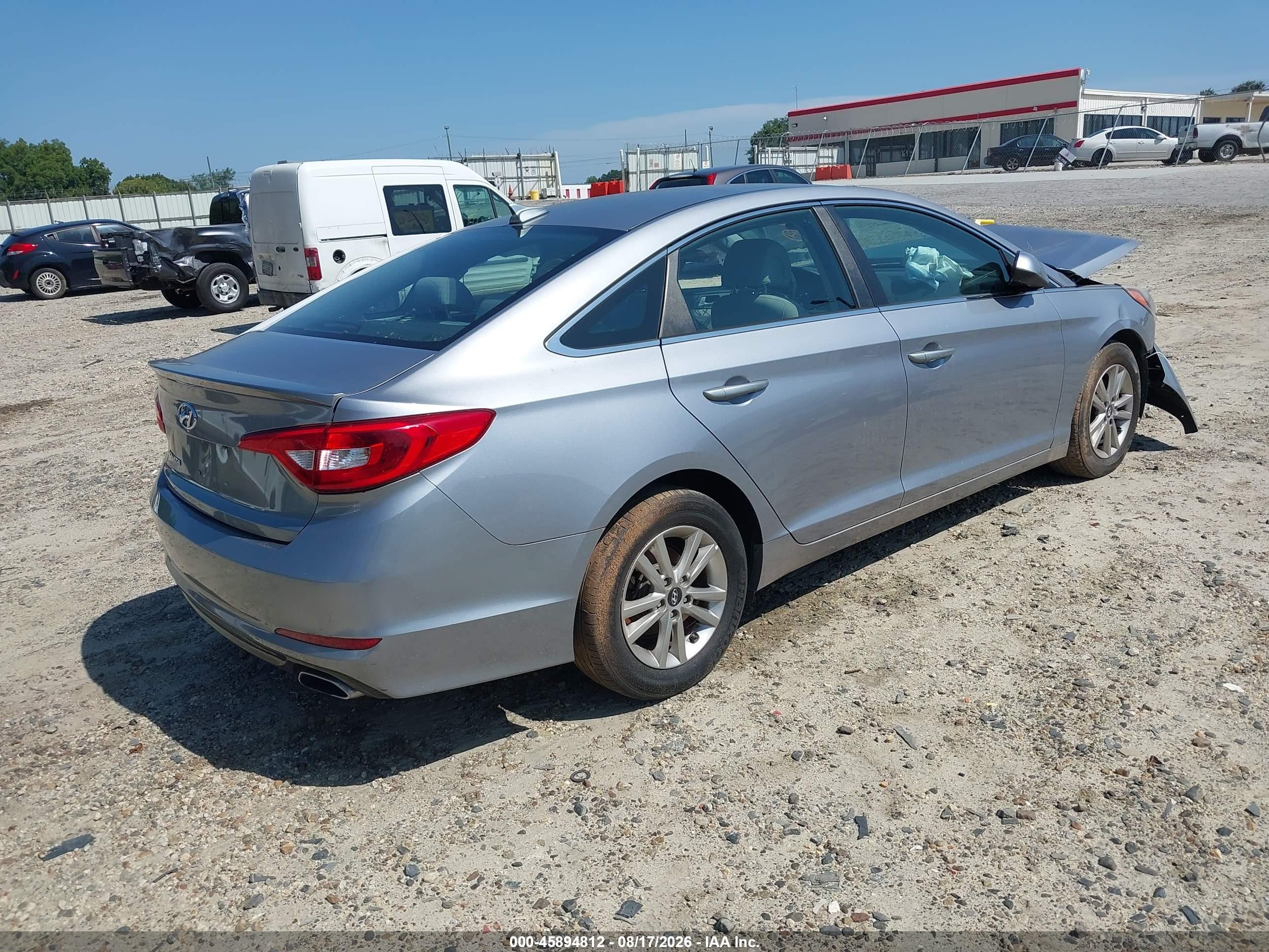 2015 Hyundai Sonata Se Silver vin: 5NPE24AF3FH133521