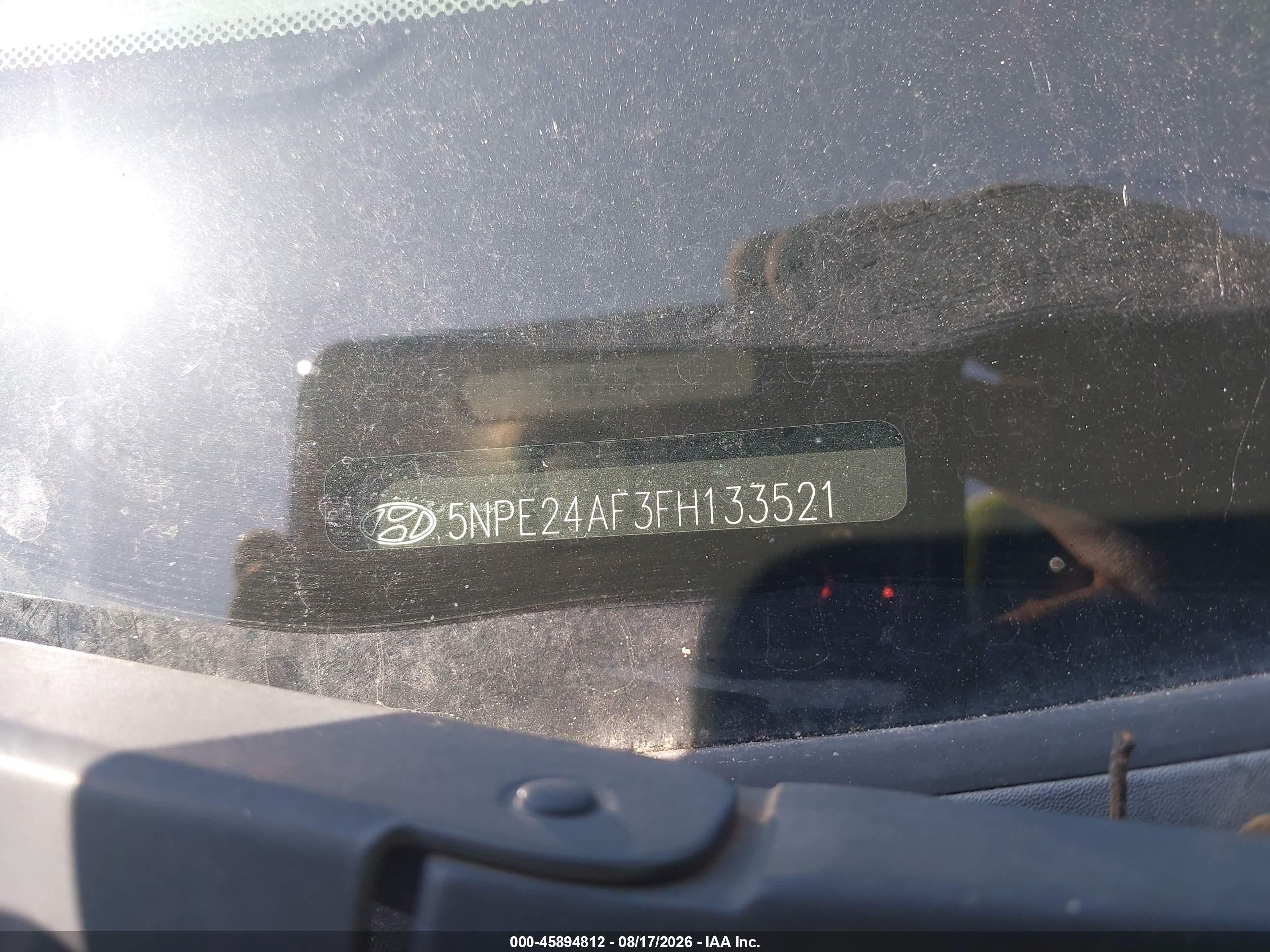 2015 Hyundai Sonata Se Silver vin: 5NPE24AF3FH133521