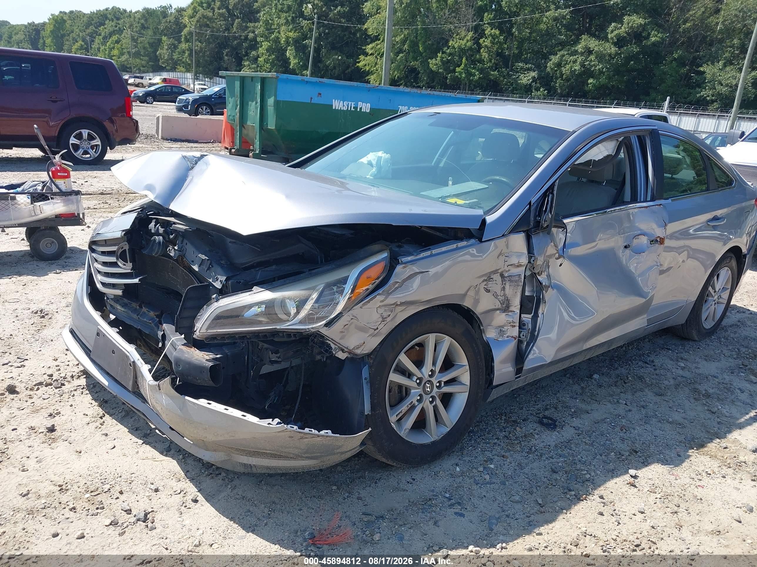 2015 Hyundai Sonata Se Silver vin: 5NPE24AF3FH133521