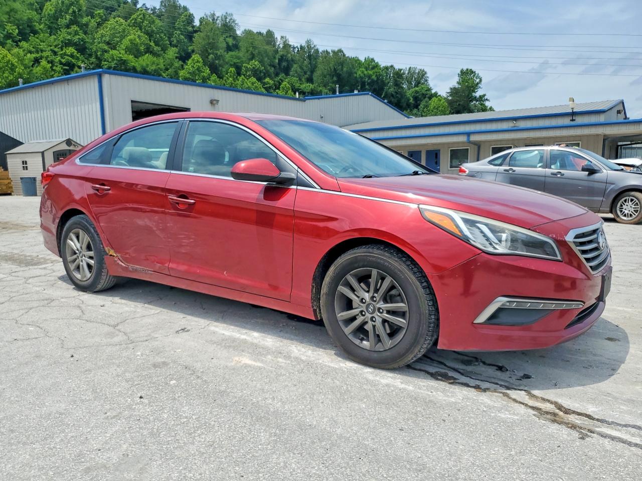 2015 Hyundai Sonata Se Red vin: 5NPE24AF3FH135107