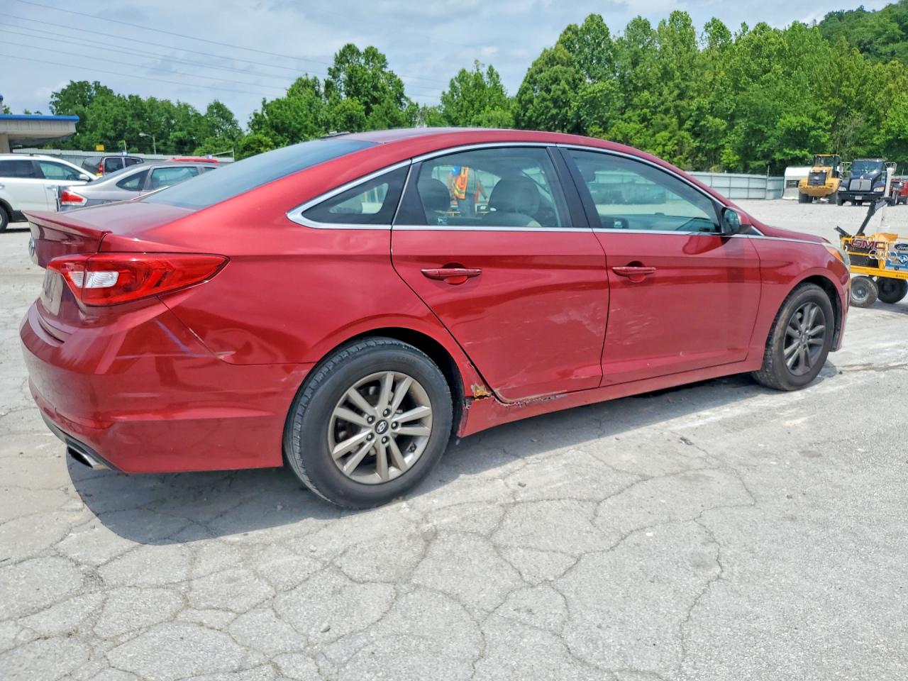 2015 Hyundai Sonata Se Red vin: 5NPE24AF3FH135107