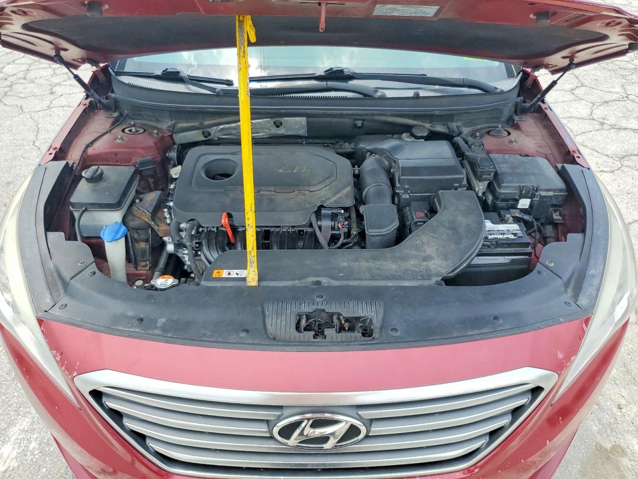 2015 Hyundai Sonata Se Red vin: 5NPE24AF3FH135107