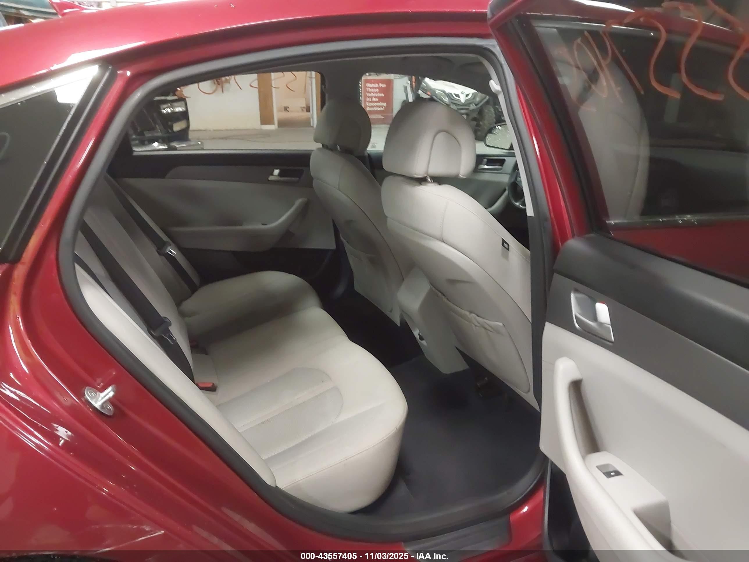 2015 Hyundai Sonata Se Красный vin: 5NPE24AF3FH136628