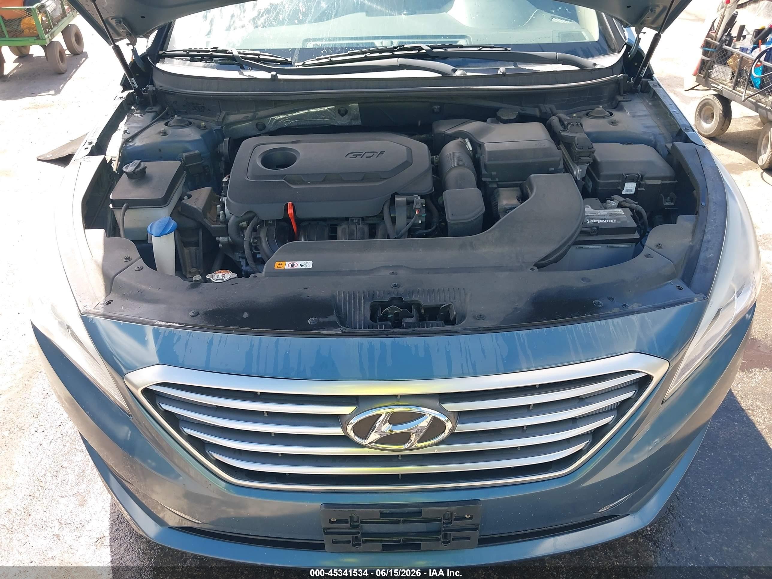 2015 Hyundai Sonata Se Blue vin: 5NPE24AF3FH142364