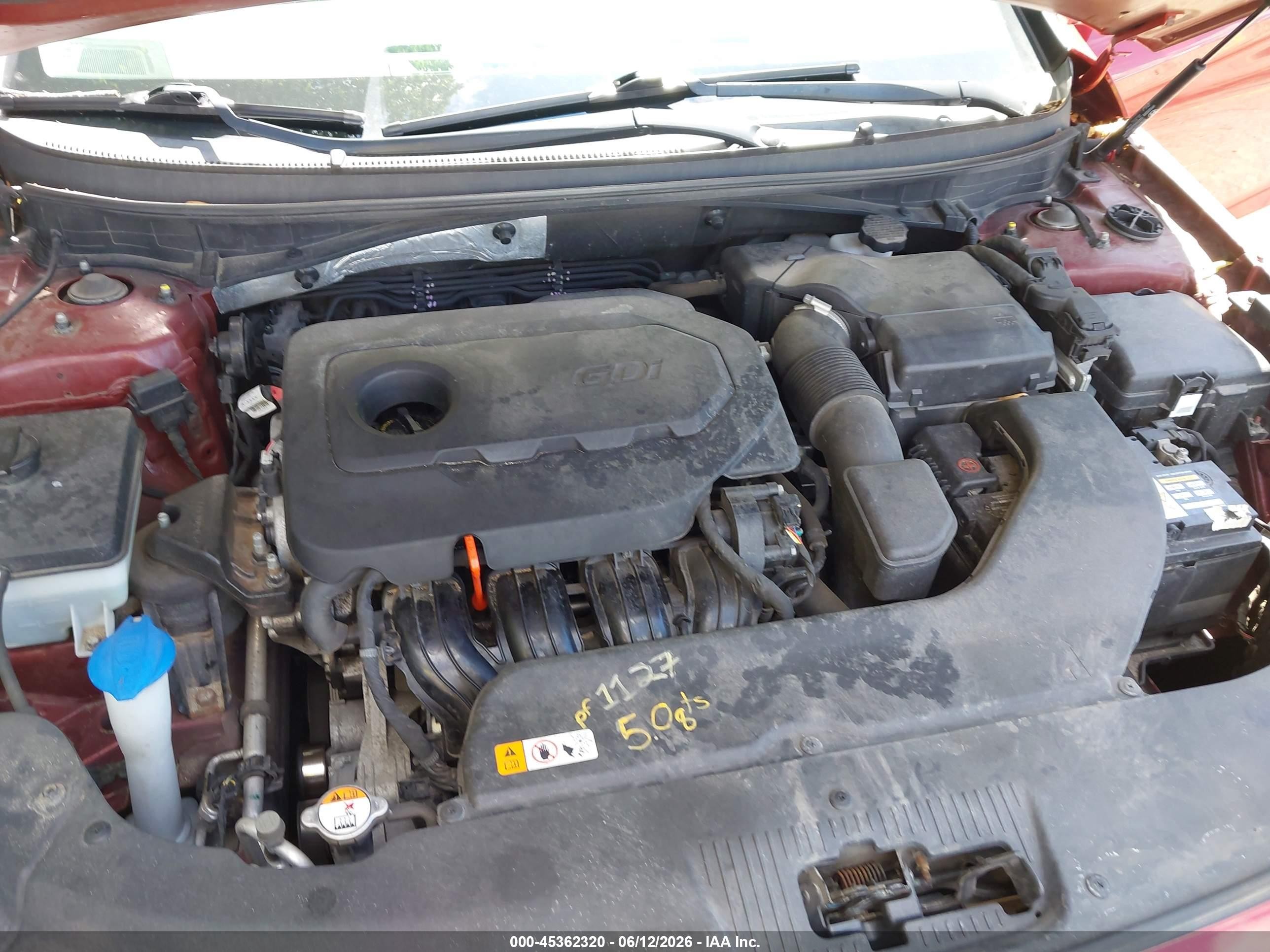 2015 Hyundai Sonata Se Красный vin: 5NPE24AF3FH144261