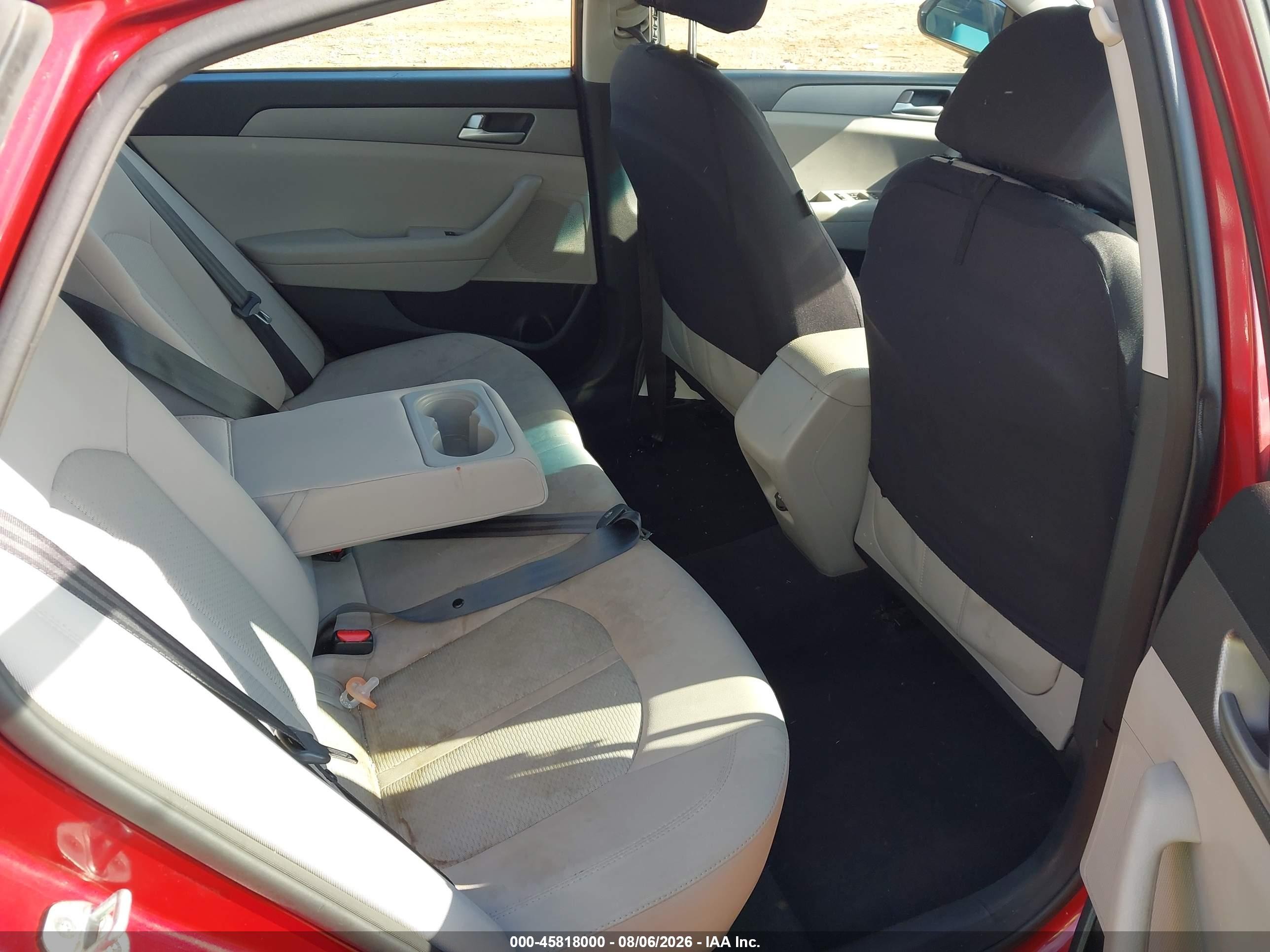 2015 Hyundai Sonata Se Красный vin: 5NPE24AF3FH147306