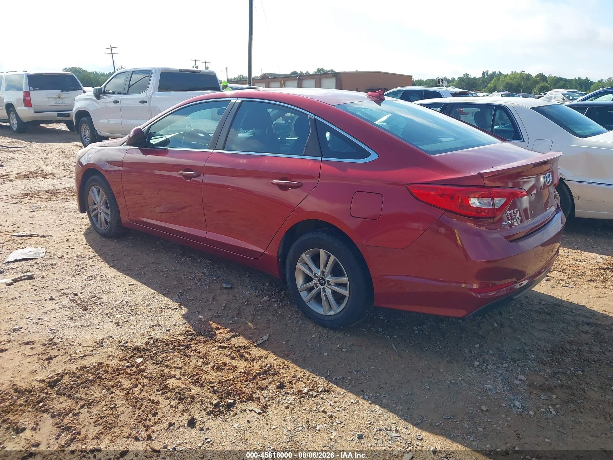 2015 Hyundai Sonata Se Красный vin: 5NPE24AF3FH147306