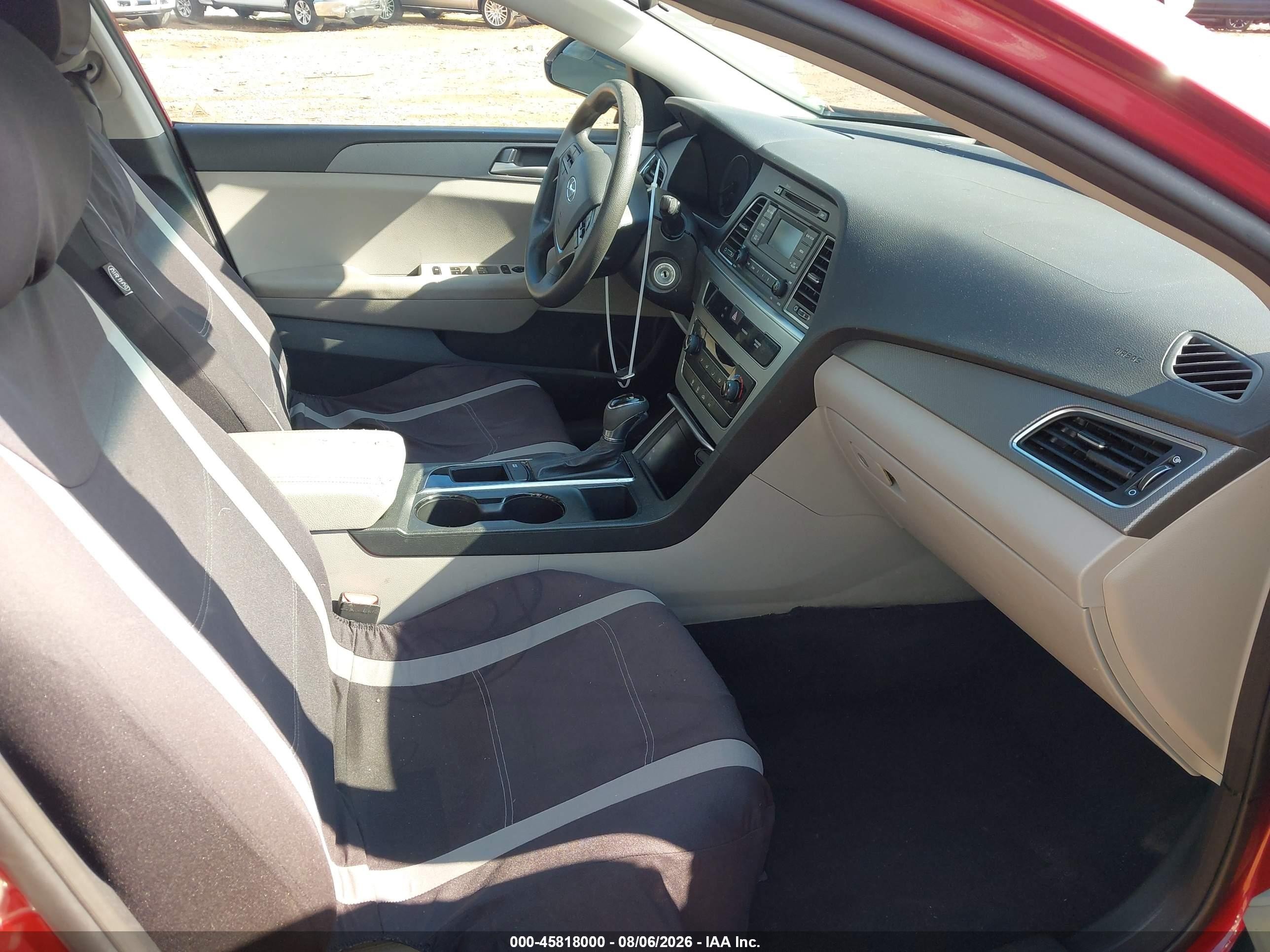 2015 Hyundai Sonata Se Красный vin: 5NPE24AF3FH147306