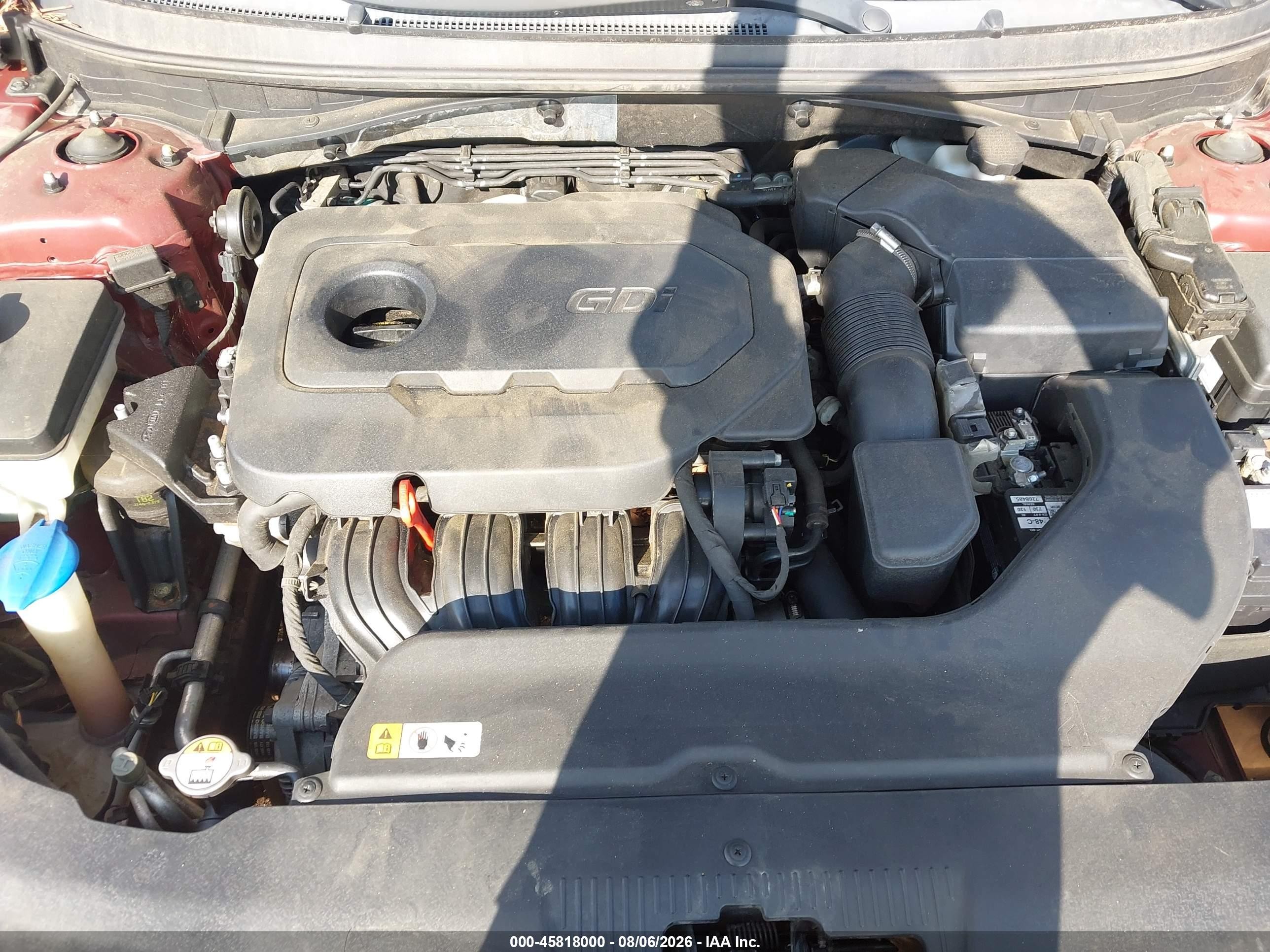 2015 Hyundai Sonata Se Красный vin: 5NPE24AF3FH147306