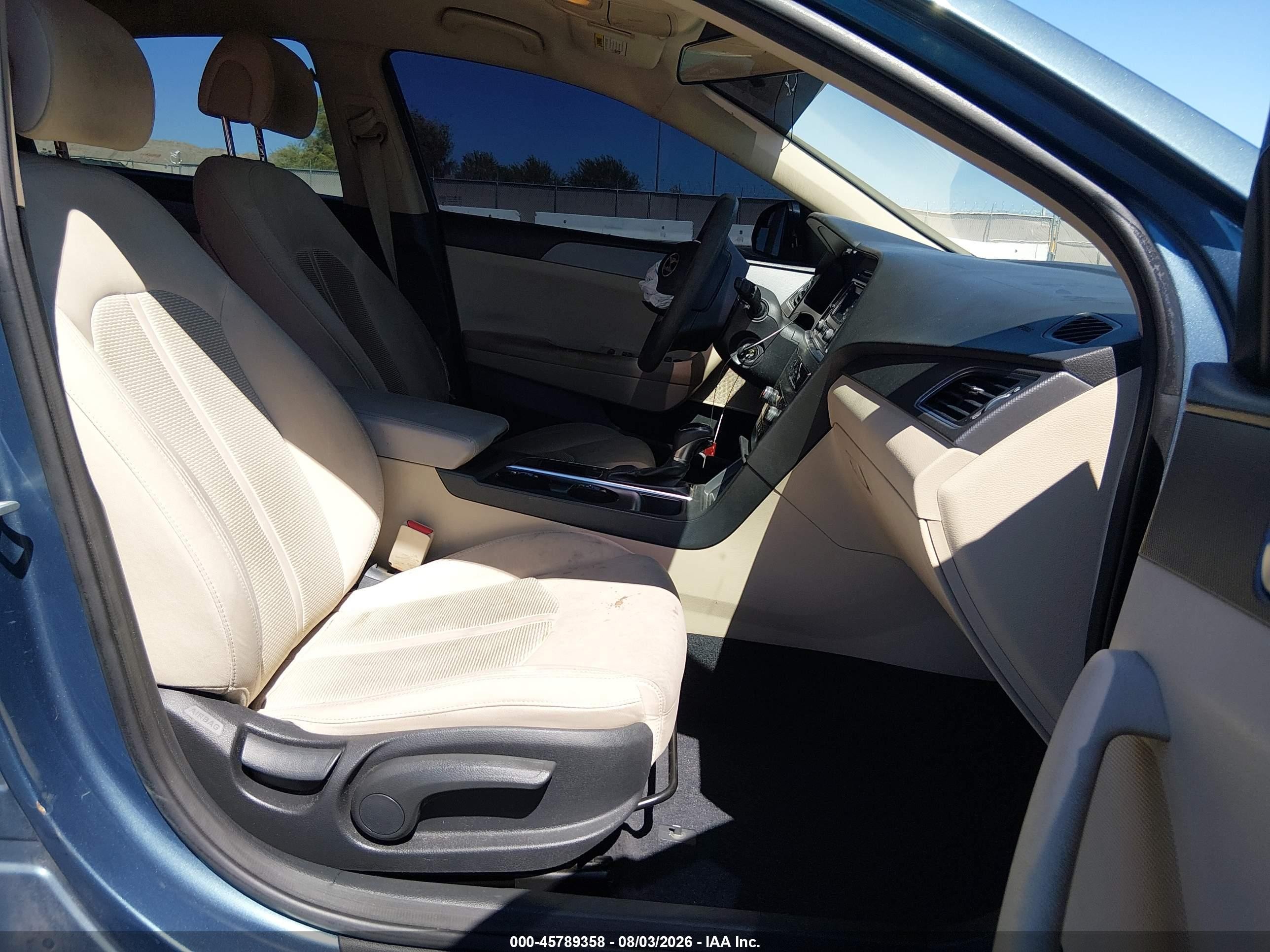 2015 Hyundai Sonata Se Синий vin: 5NPE24AF3FH160962