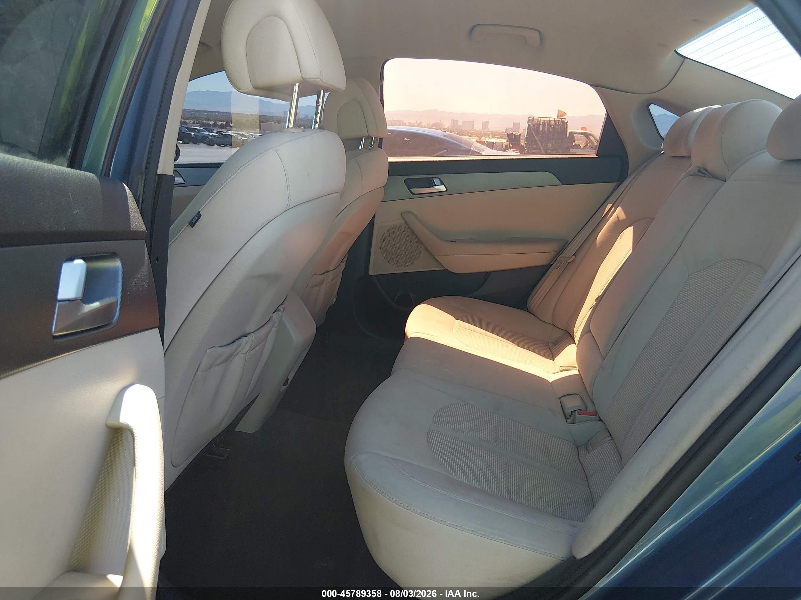 2015 Hyundai Sonata Se Синий vin: 5NPE24AF3FH160962