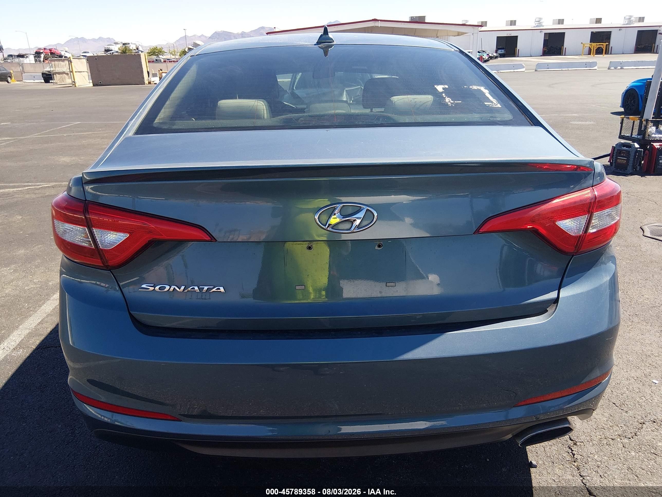 2015 Hyundai Sonata Se Синий vin: 5NPE24AF3FH160962