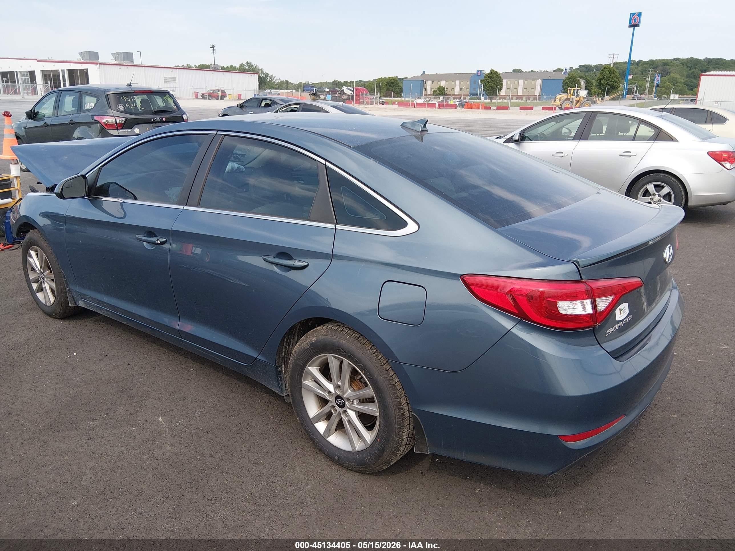 2015 Hyundai Sonata Se Blue vin: 5NPE24AF3FH165109