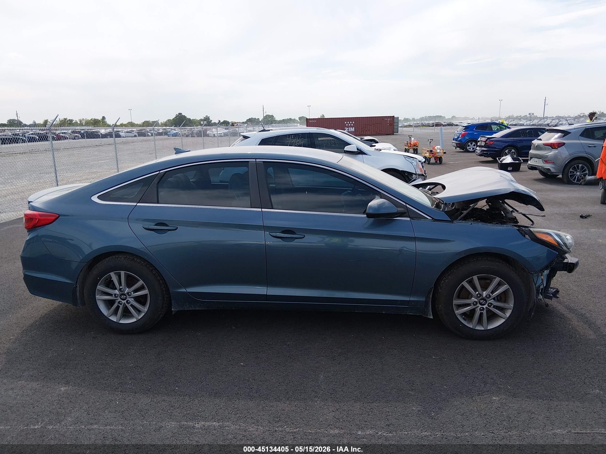 2015 Hyundai Sonata Se Blue vin: 5NPE24AF3FH165109