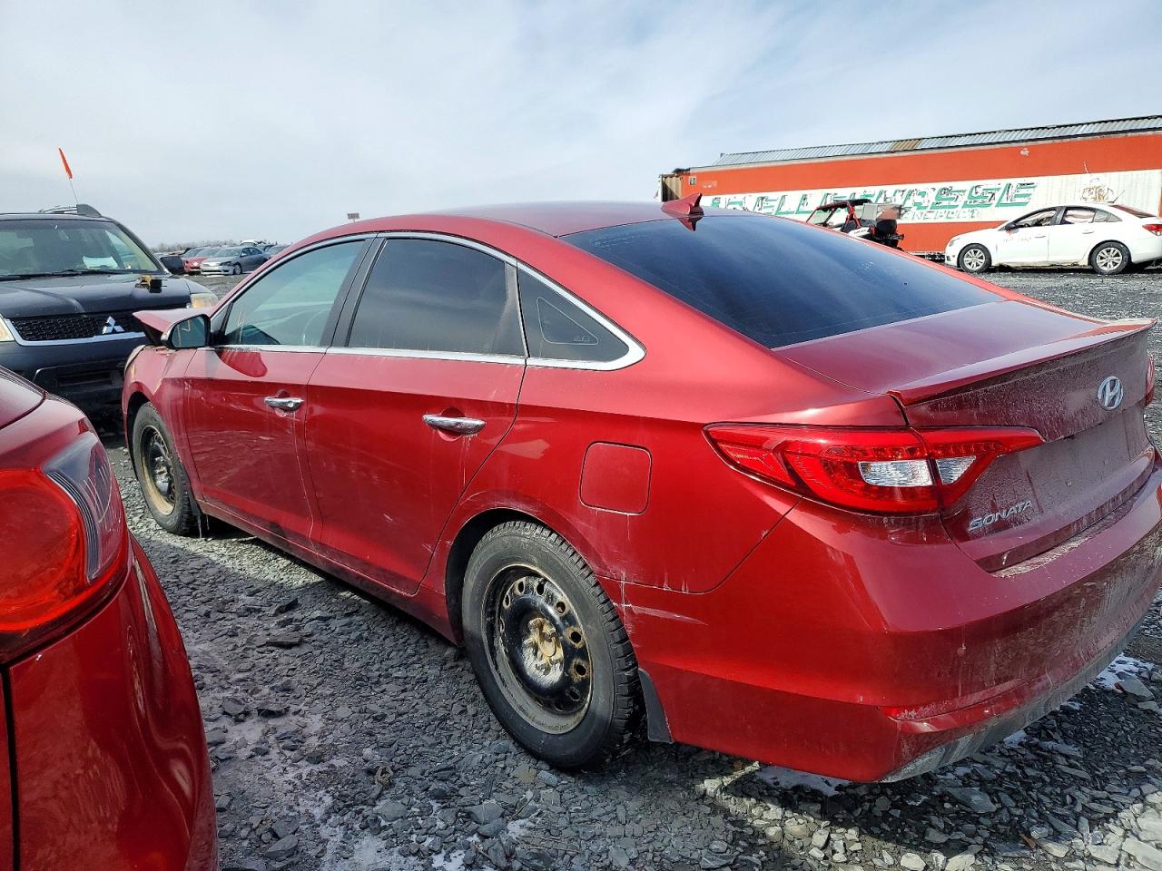 2015 Hyundai Sonata Se Red vin: 5NPE24AF3FH166843