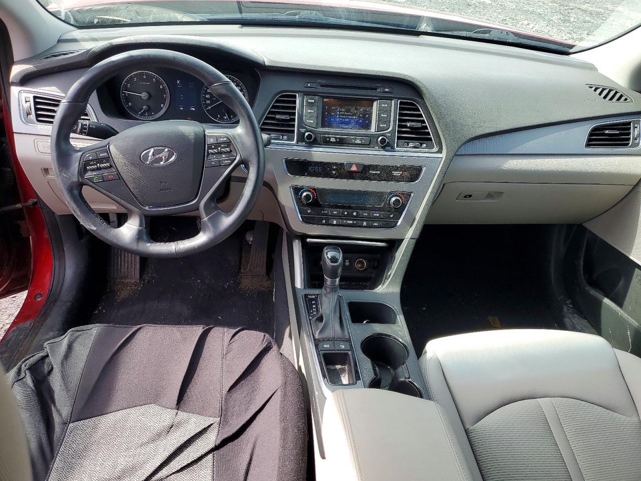 2015 Hyundai Sonata Se Red vin: 5NPE24AF3FH166843