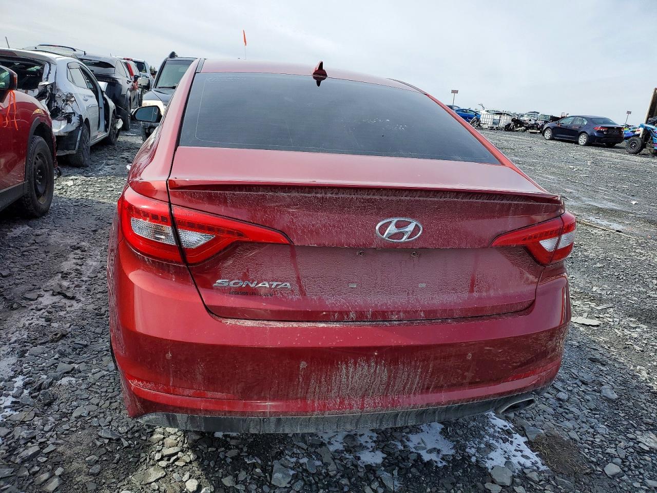 2015 Hyundai Sonata Se Red vin: 5NPE24AF3FH166843