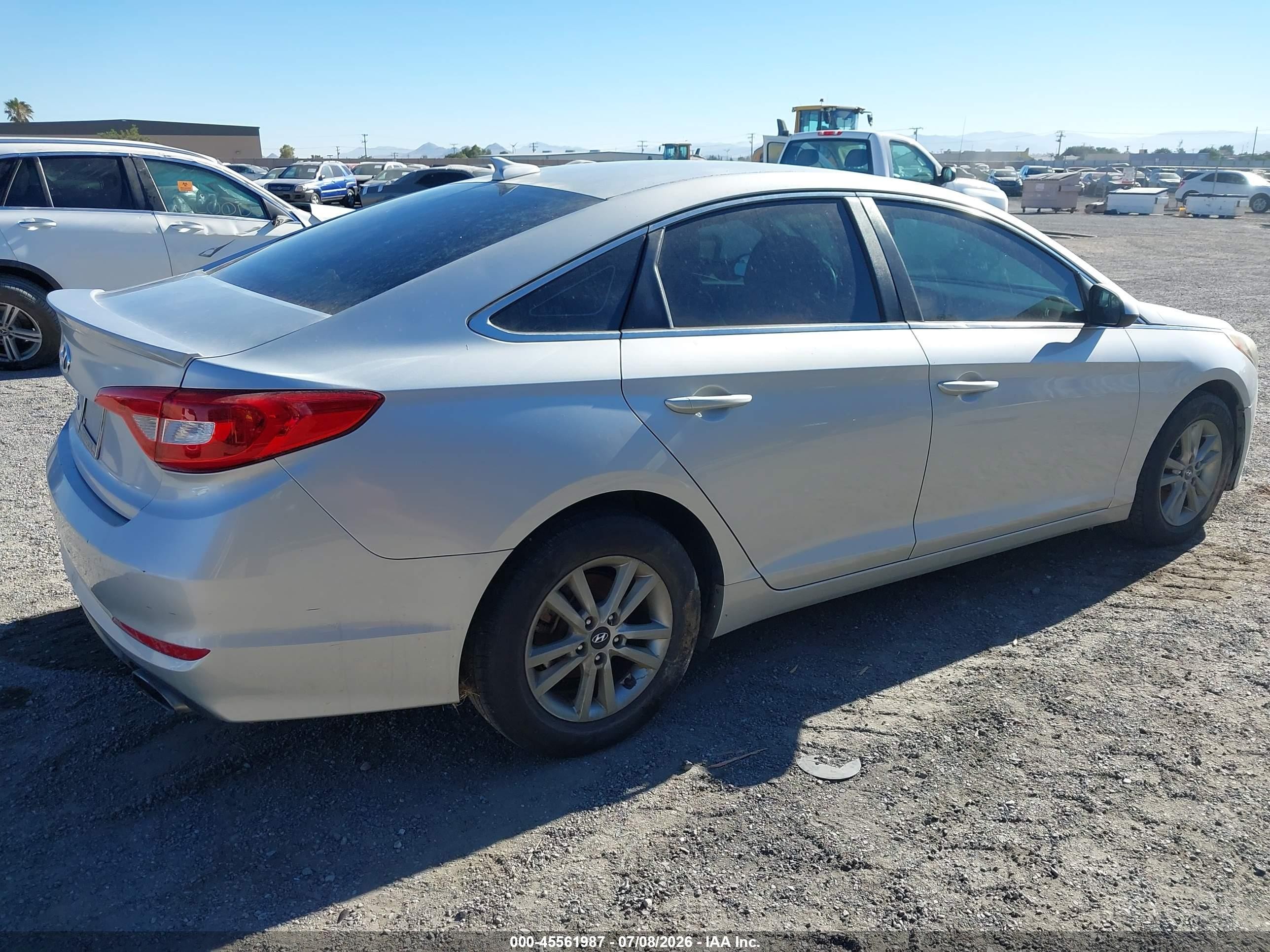 2015 Hyundai Sonata Se Silver vin: 5NPE24AF3FH168057