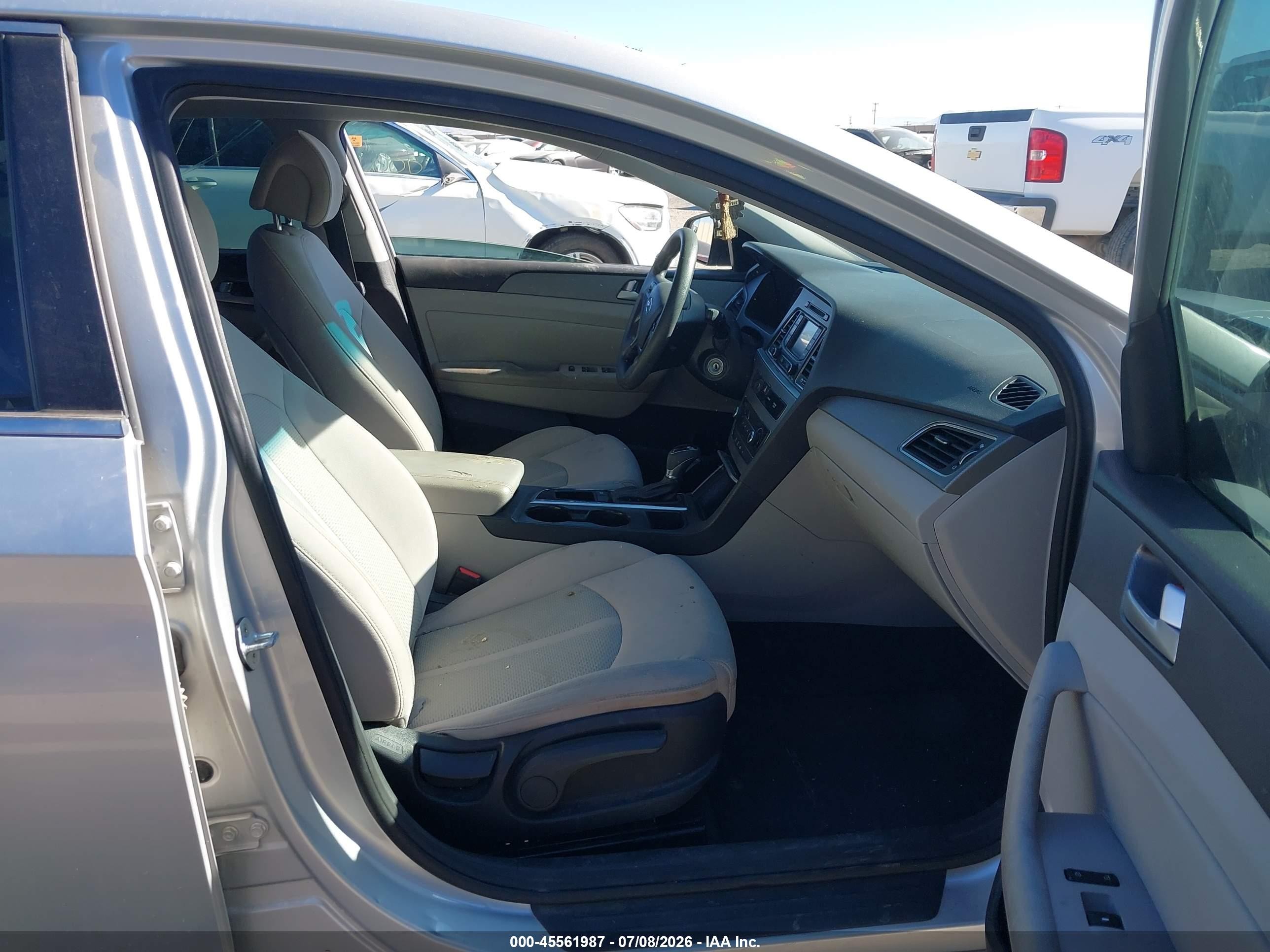 2015 Hyundai Sonata Se Silver vin: 5NPE24AF3FH168057