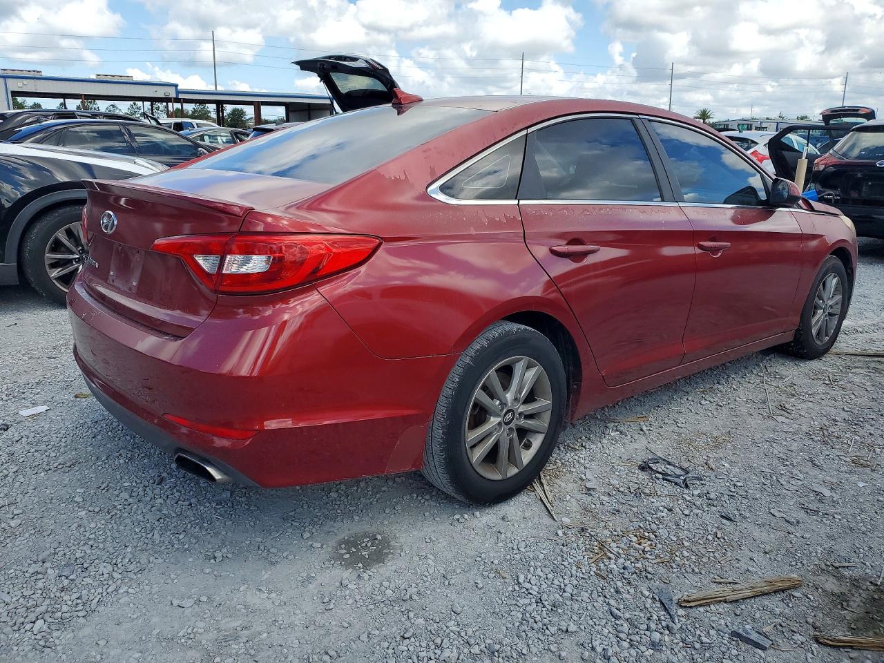 2015 Hyundai Sonata Se Red vin: 5NPE24AF3FH176627