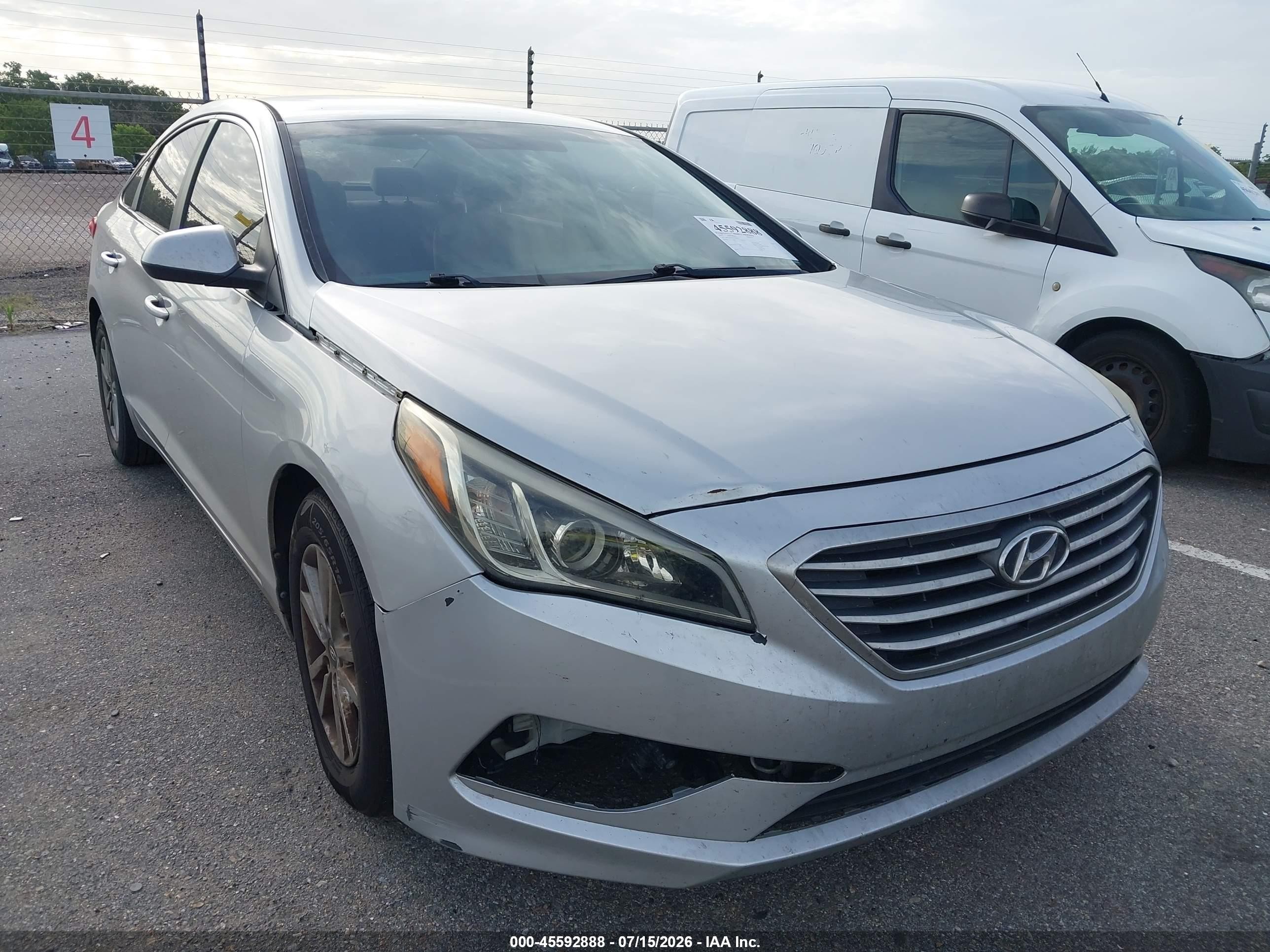 2015 Hyundai Sonata Se Gray vin: 5NPE24AF3FH199096