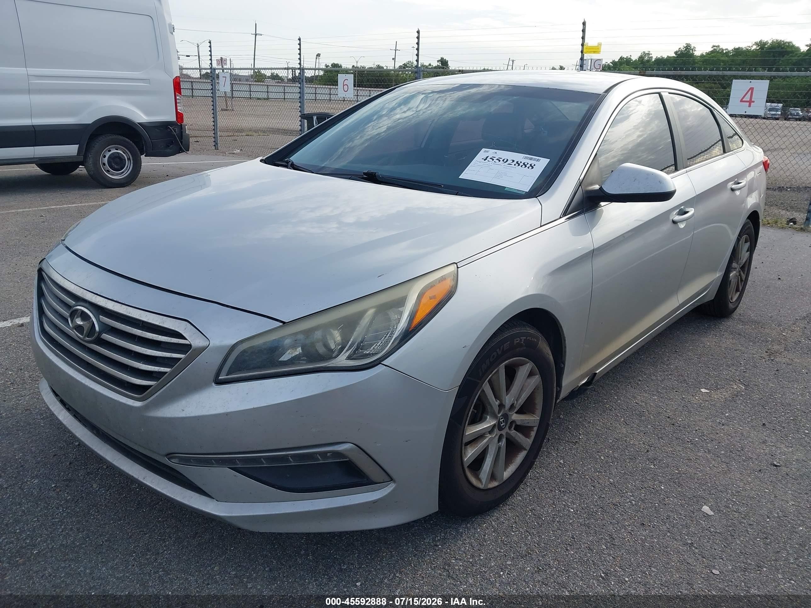 2015 Hyundai Sonata Se Gray vin: 5NPE24AF3FH199096