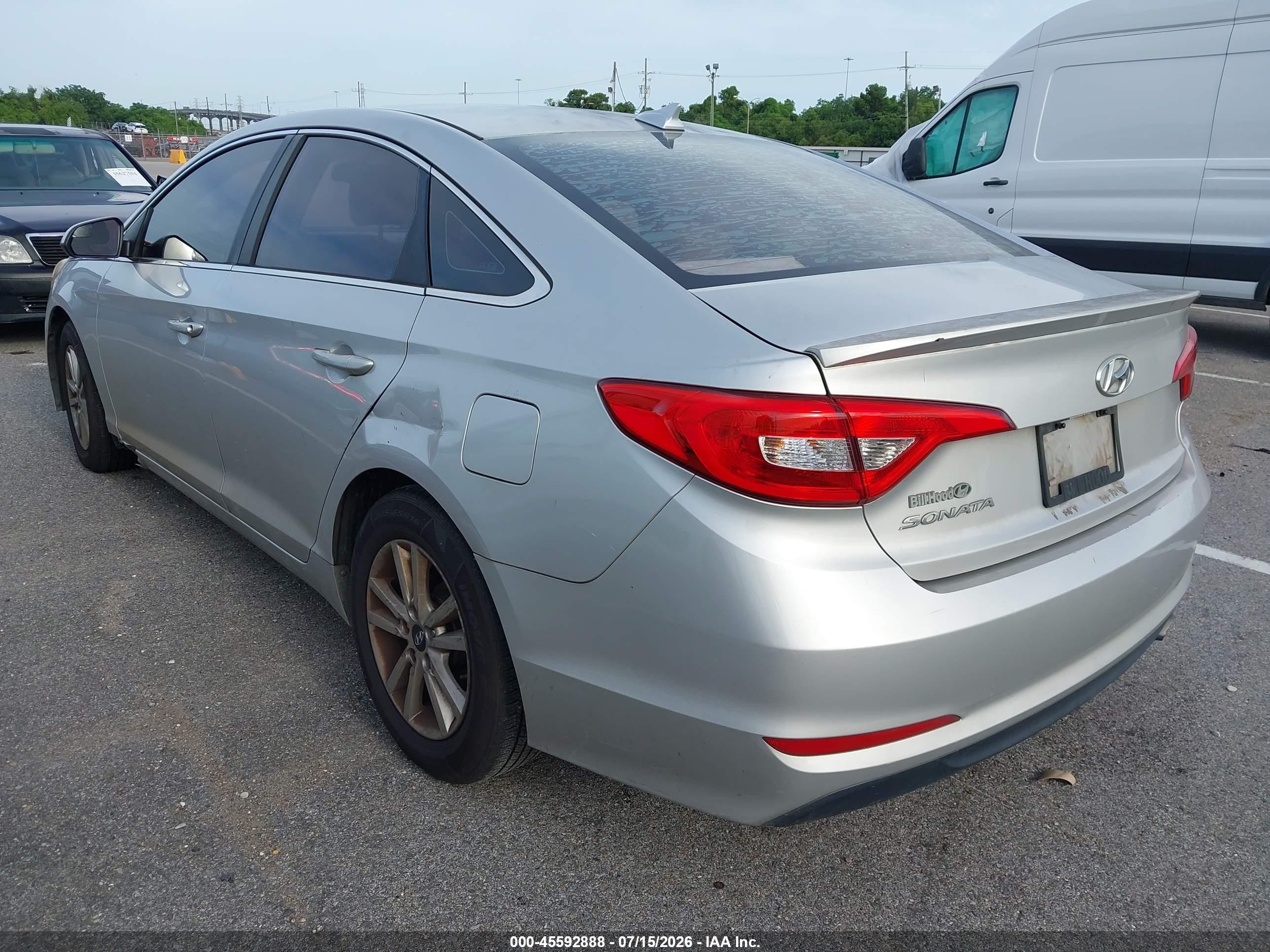 2015 Hyundai Sonata Se Gray vin: 5NPE24AF3FH199096