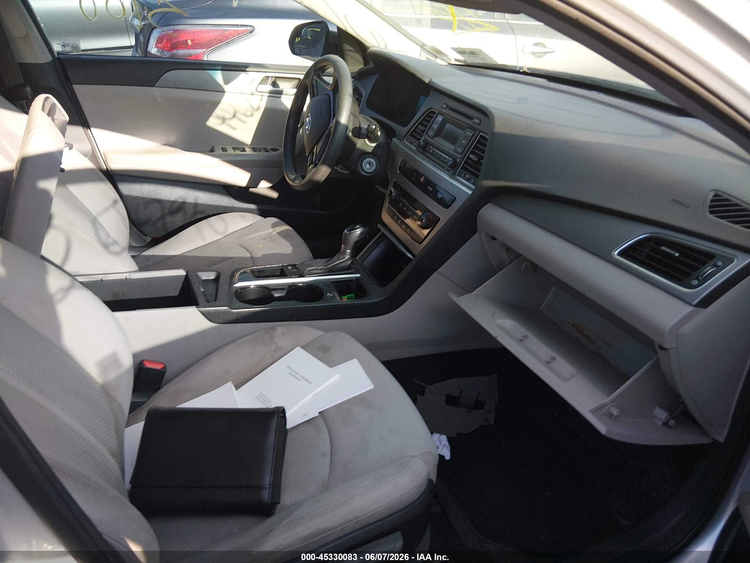 2015 Hyundai Sonata Se Серый vin: 5NPE24AF3FH201963