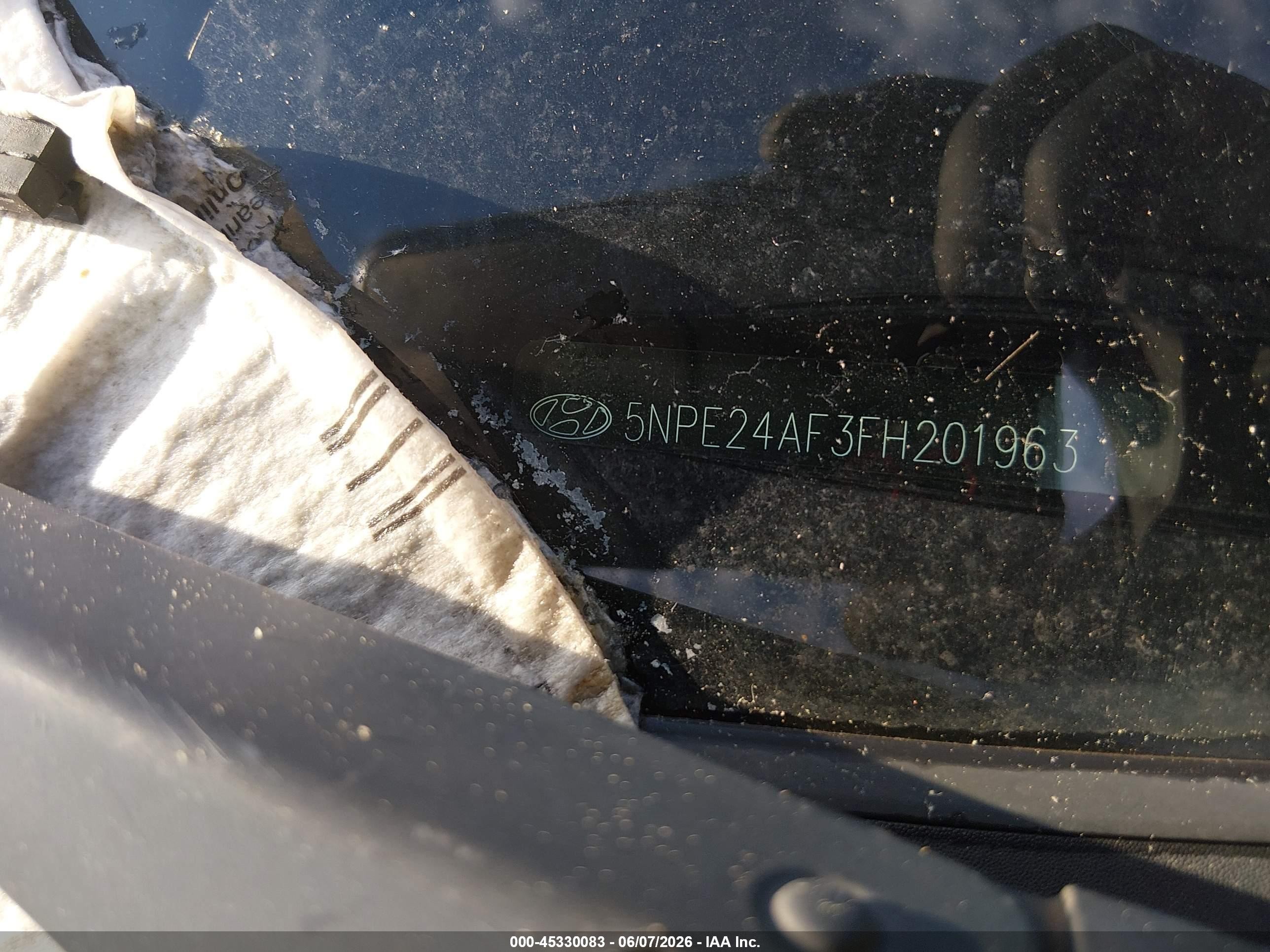 2015 Hyundai Sonata Se Серый vin: 5NPE24AF3FH201963
