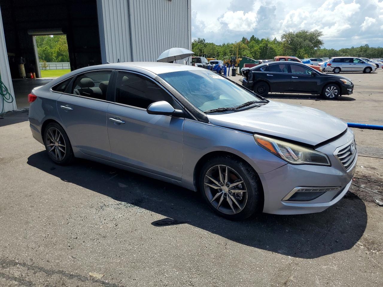 2015 Hyundai Sonata Se Silver vin: 5NPE24AF3FH213207