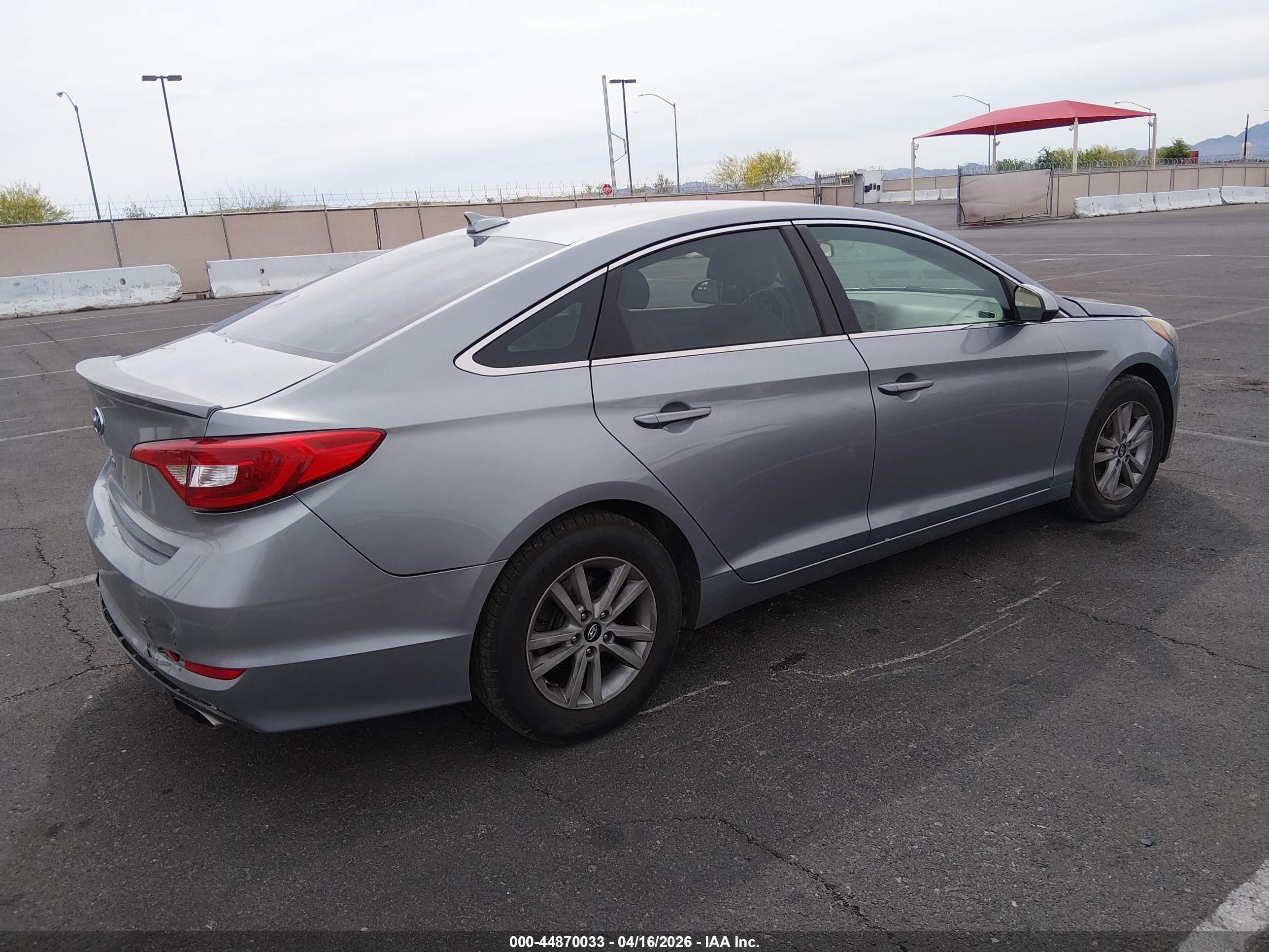 2015 Hyundai Sonata Se Silver vin: 5NPE24AF3FH222179