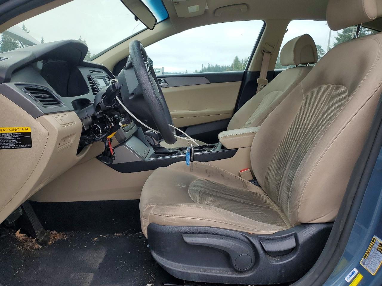 2015 Hyundai Sonata Se Blue vin: 5NPE24AF3FH232016