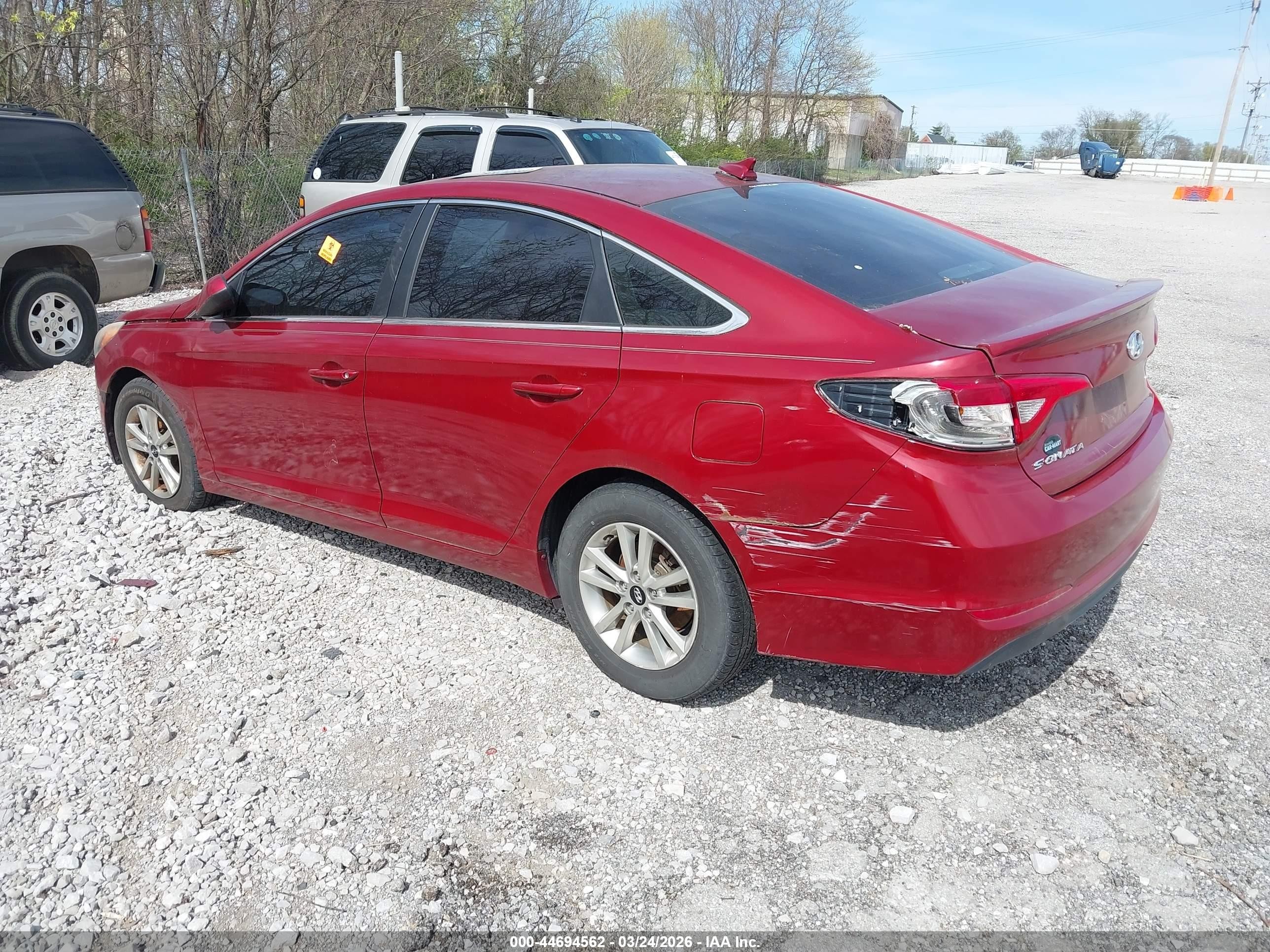 2015 Hyundai Sonata Se Burgundy vin: 5NPE24AF3FH232680