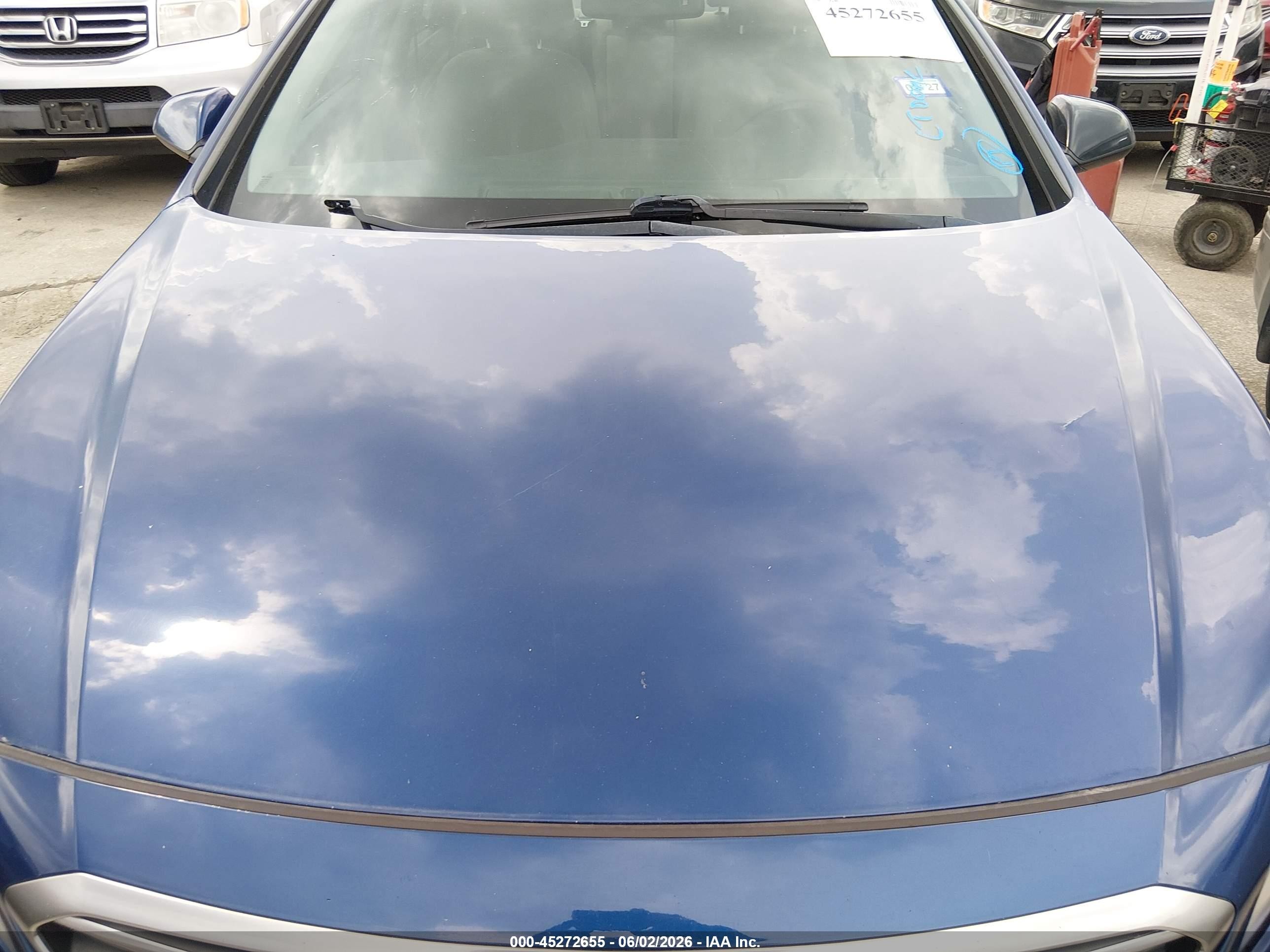 2015 Hyundai Sonata Se Синий vin: 5NPE24AF3FH236227