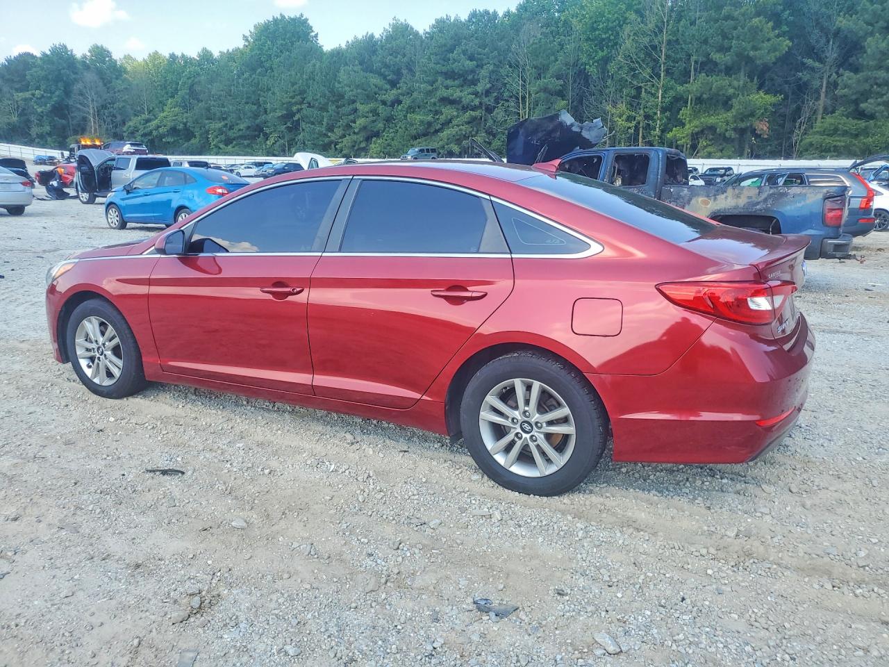 2015 Hyundai Sonata Se Red vin: 5NPE24AF3FH237359