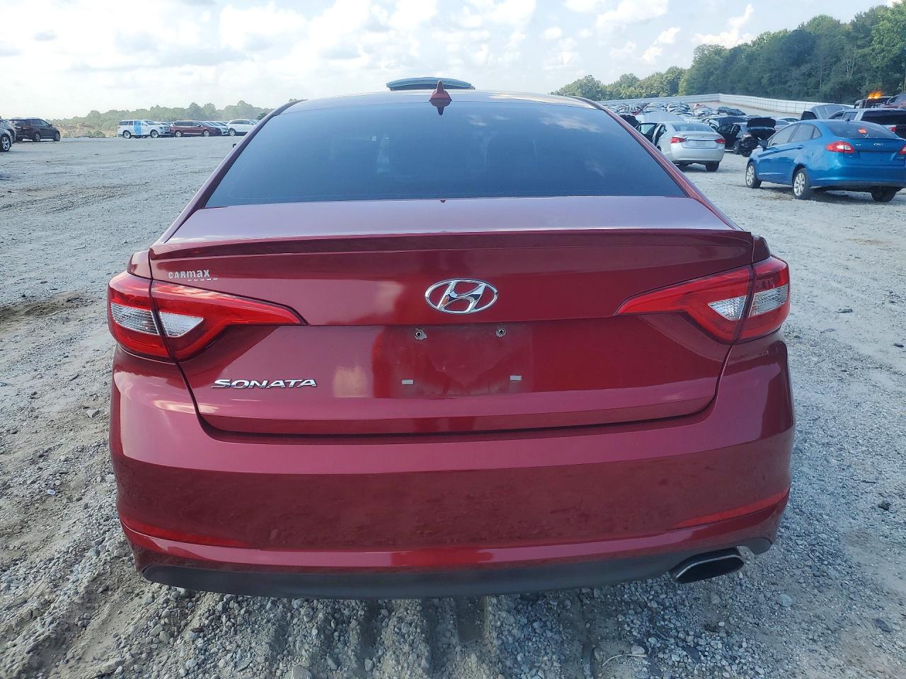 2015 Hyundai Sonata Se Red vin: 5NPE24AF3FH237359