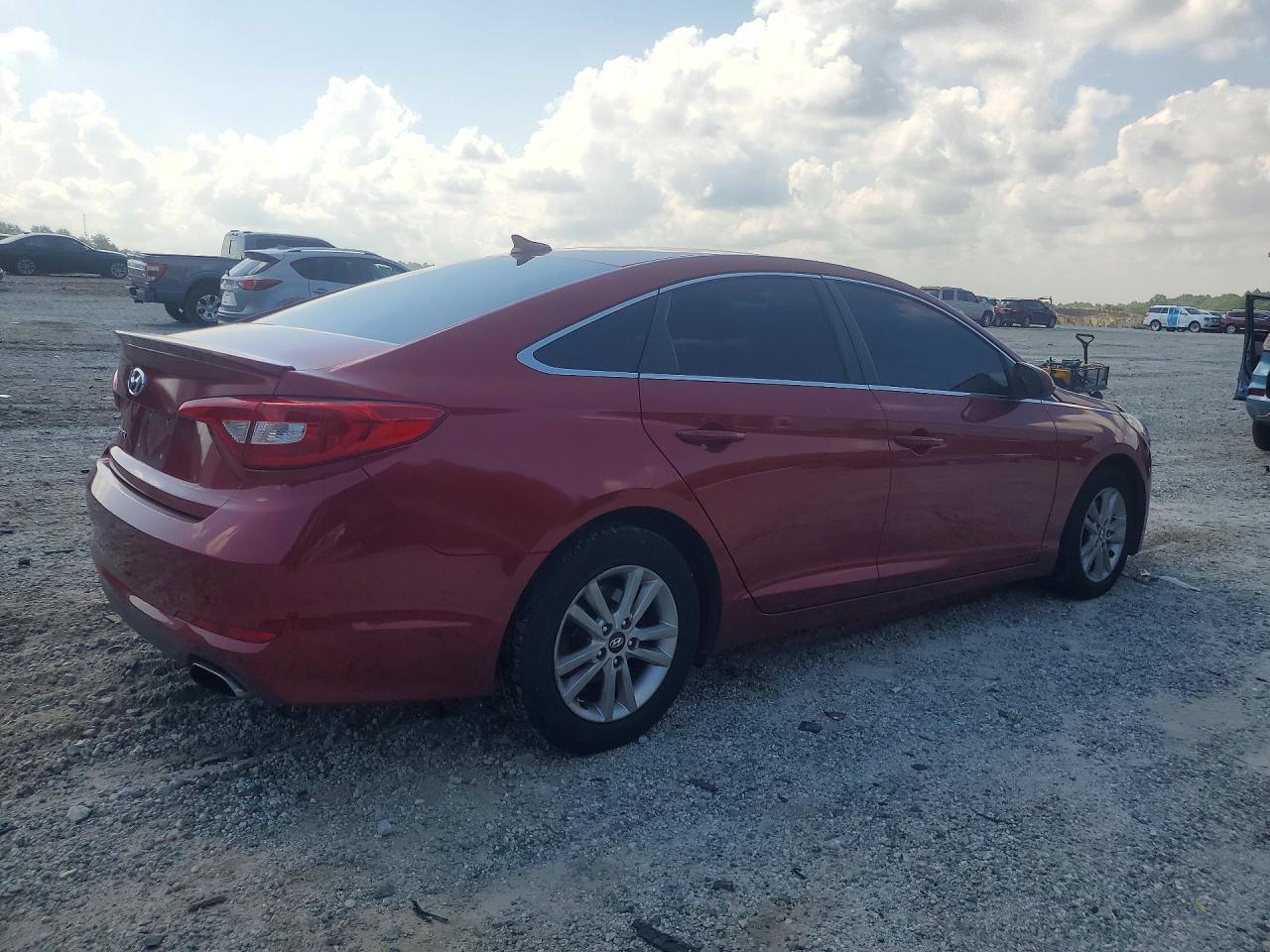 2015 Hyundai Sonata Se Red vin: 5NPE24AF3FH237359