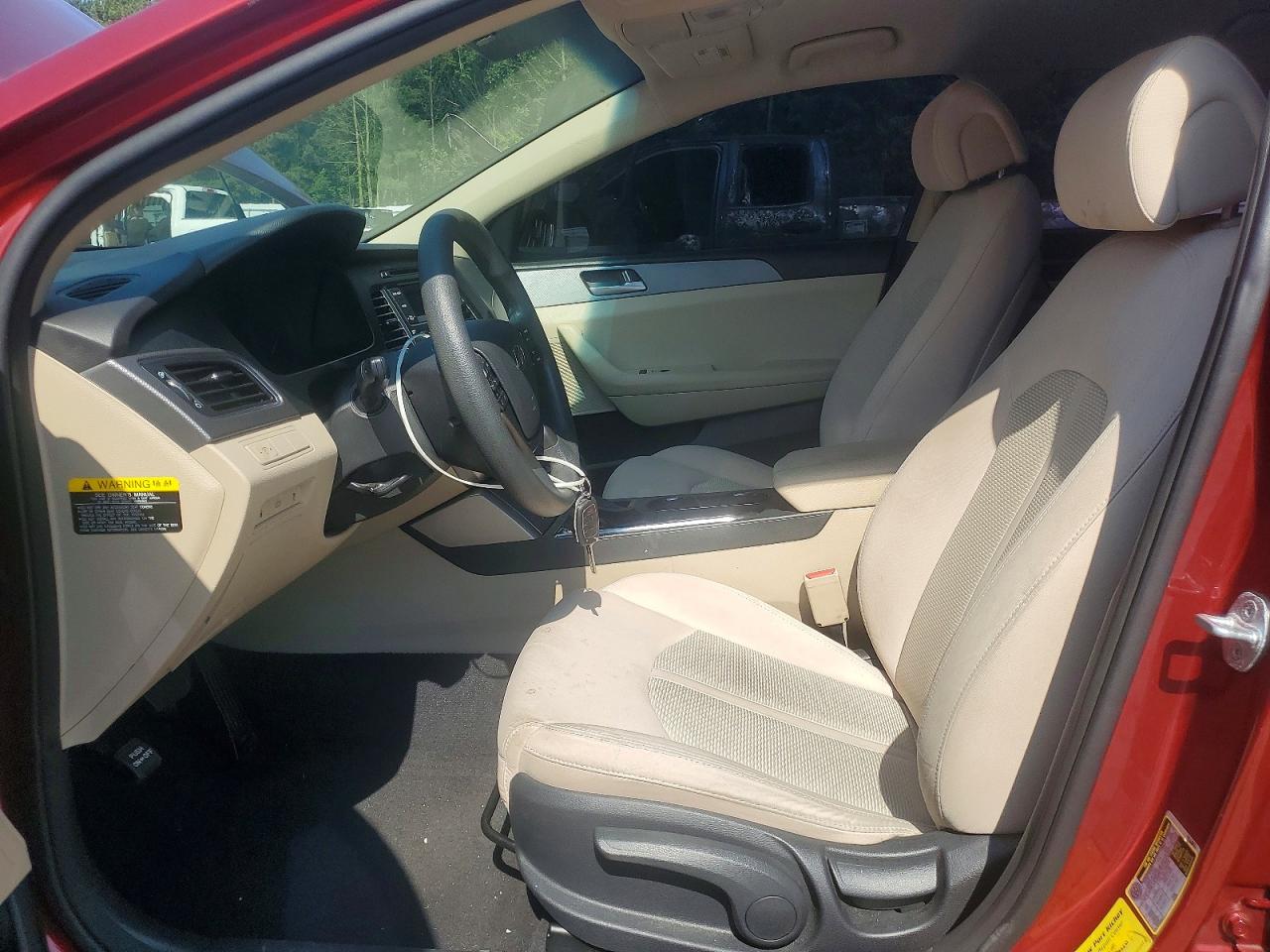 2015 Hyundai Sonata Se Red vin: 5NPE24AF3FH237359