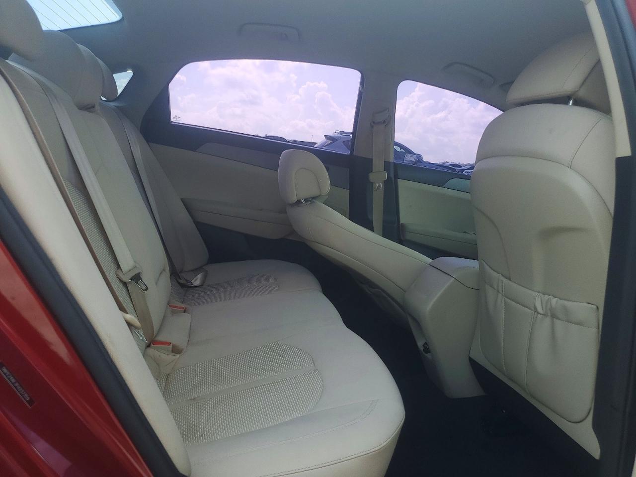 2015 Hyundai Sonata Se Red vin: 5NPE24AF3FH237359