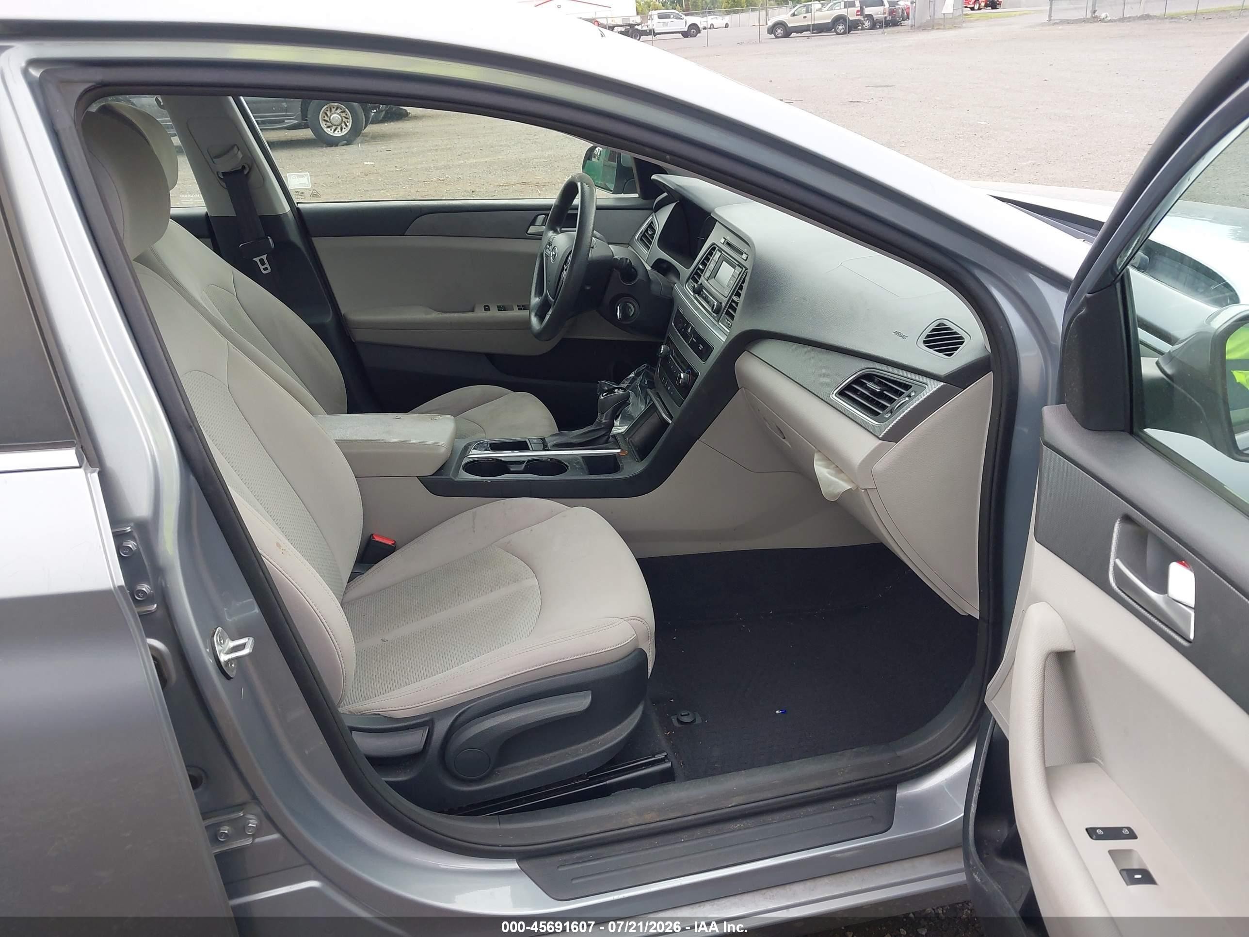 2015 Hyundai Sonata Se Silver vin: 5NPE24AF3FH238284