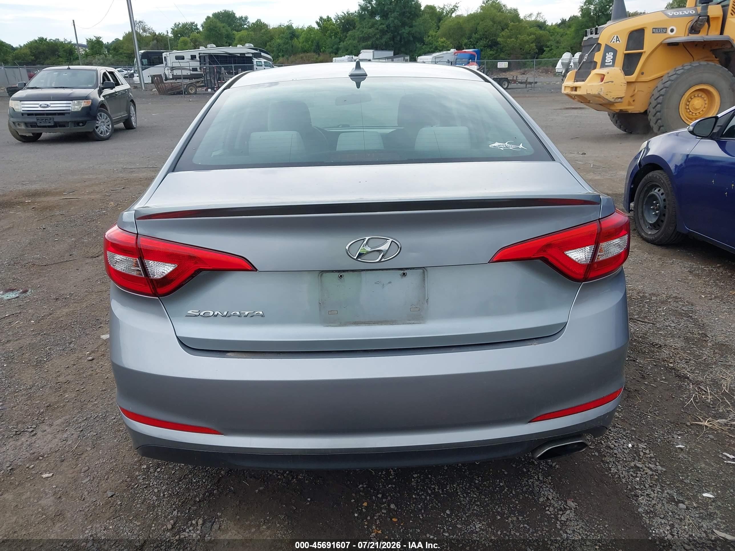 2015 Hyundai Sonata Se Silver vin: 5NPE24AF3FH238284