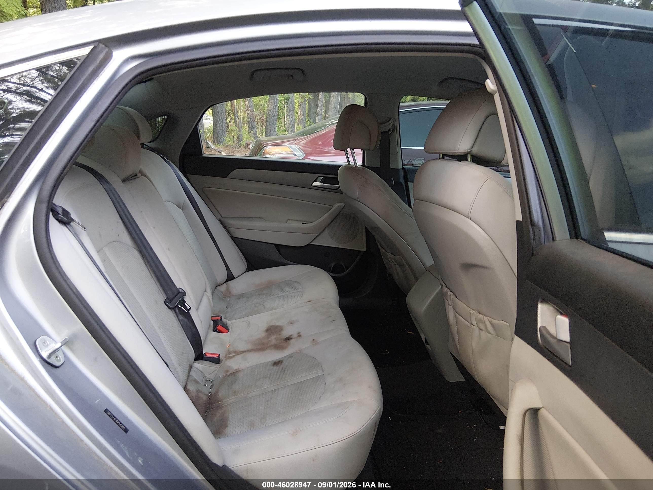 2015 Hyundai Sonata Se Gray vin: 5NPE24AF3FH240665