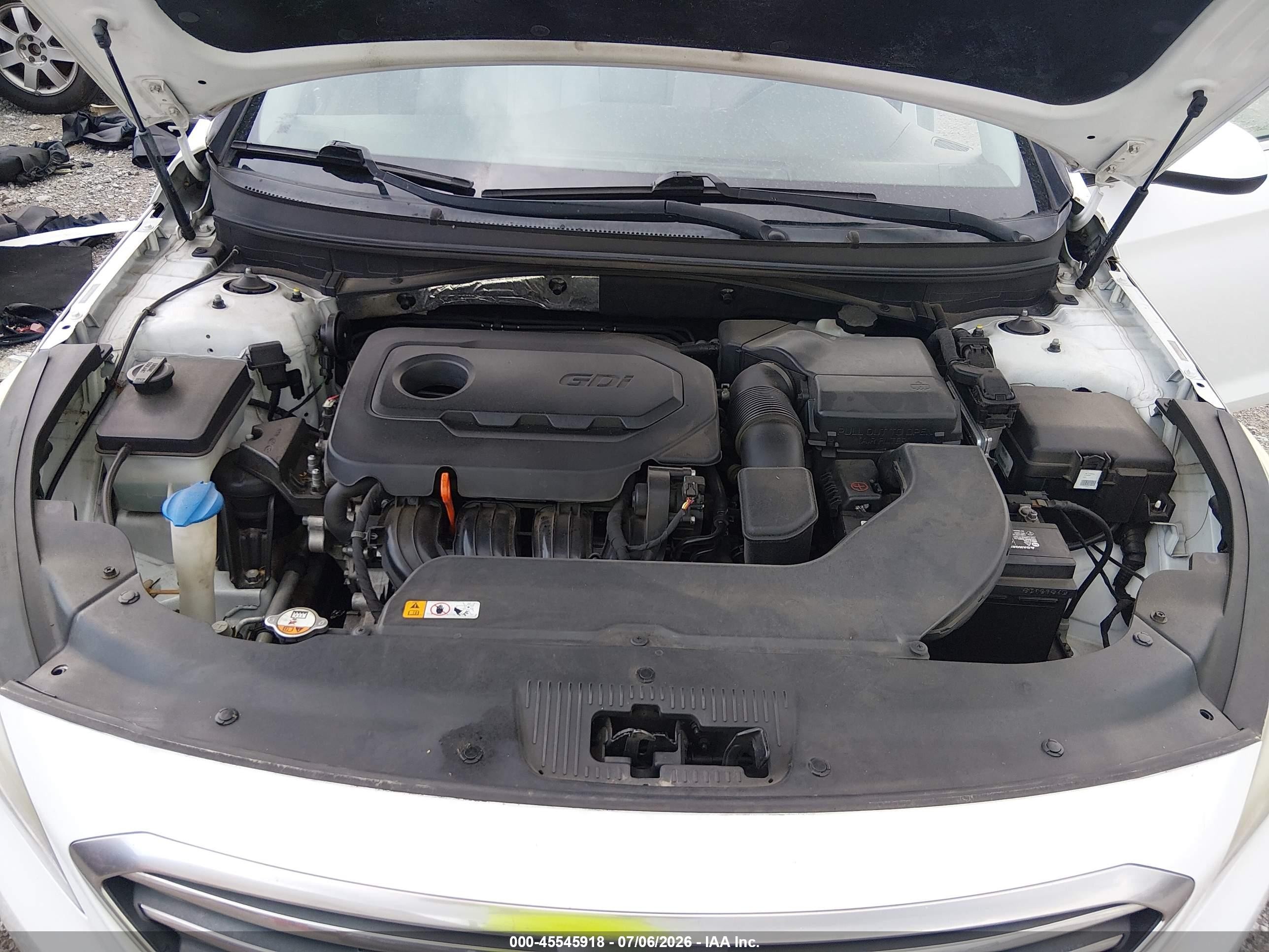 2015 Hyundai Sonata Se White vin: 5NPE24AF3FH242688