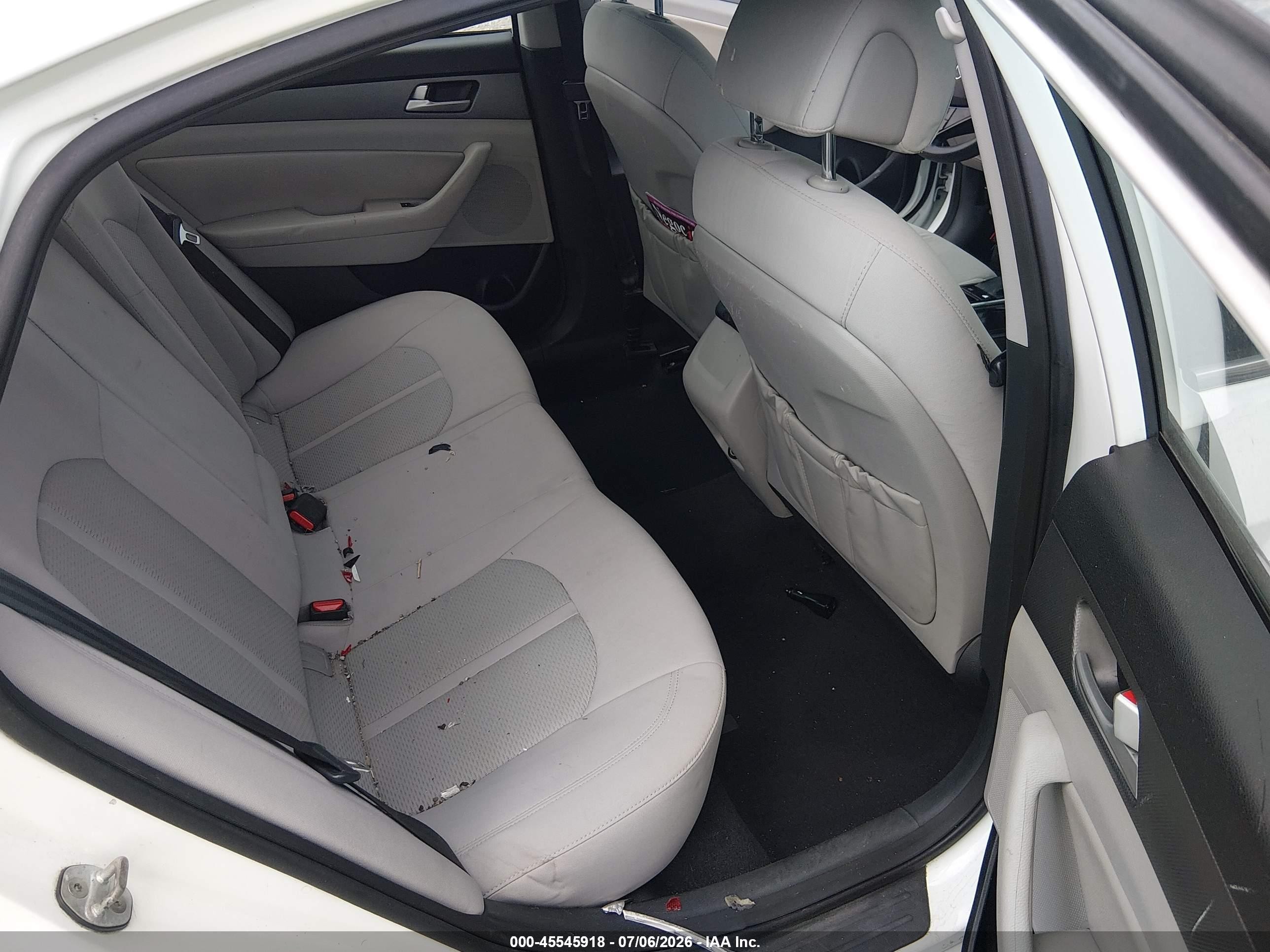 2015 Hyundai Sonata Se White vin: 5NPE24AF3FH242688